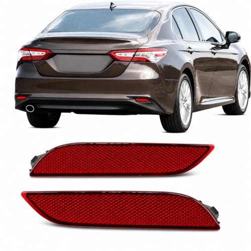 Rear Bumper Red Reflector Light Fog Lamp Fit for Camry 2018-2024 Left+Right
