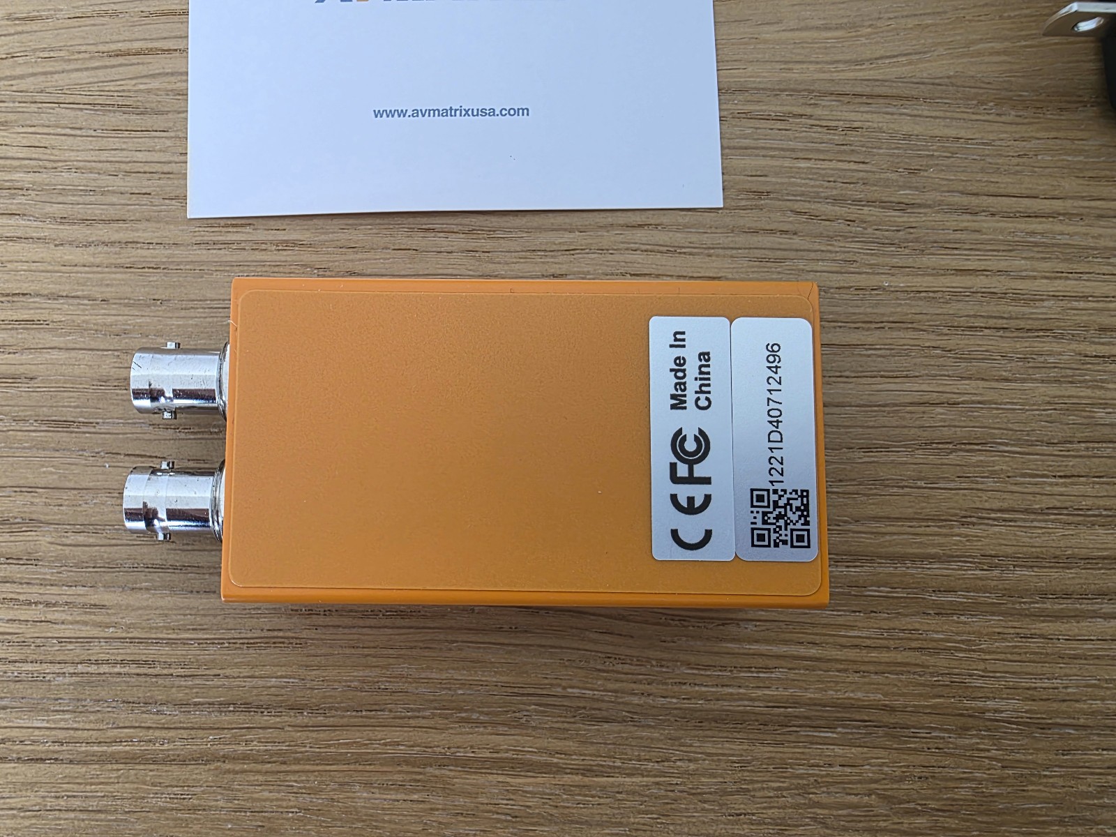 AVMATRIX Mini SC1221 HDMI to Dual 3G-SDI Pocket-Size Broadcast Converter