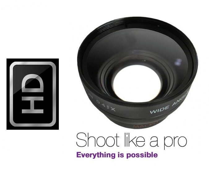 HD Wide Angle w/Macro Lens For Olympus Pen E-PL6 E-PL7 OM-D E-M5 E-M10 Mark II