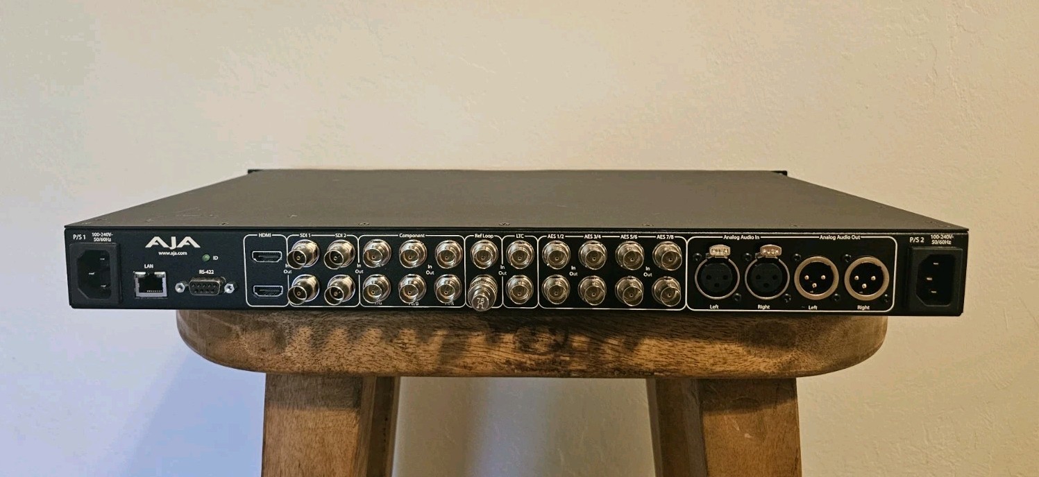 AJA Ki Pro Rack w/ KSTOR1TB-USB 1TB KiStor Drive – SDI Tested – Records & Plays