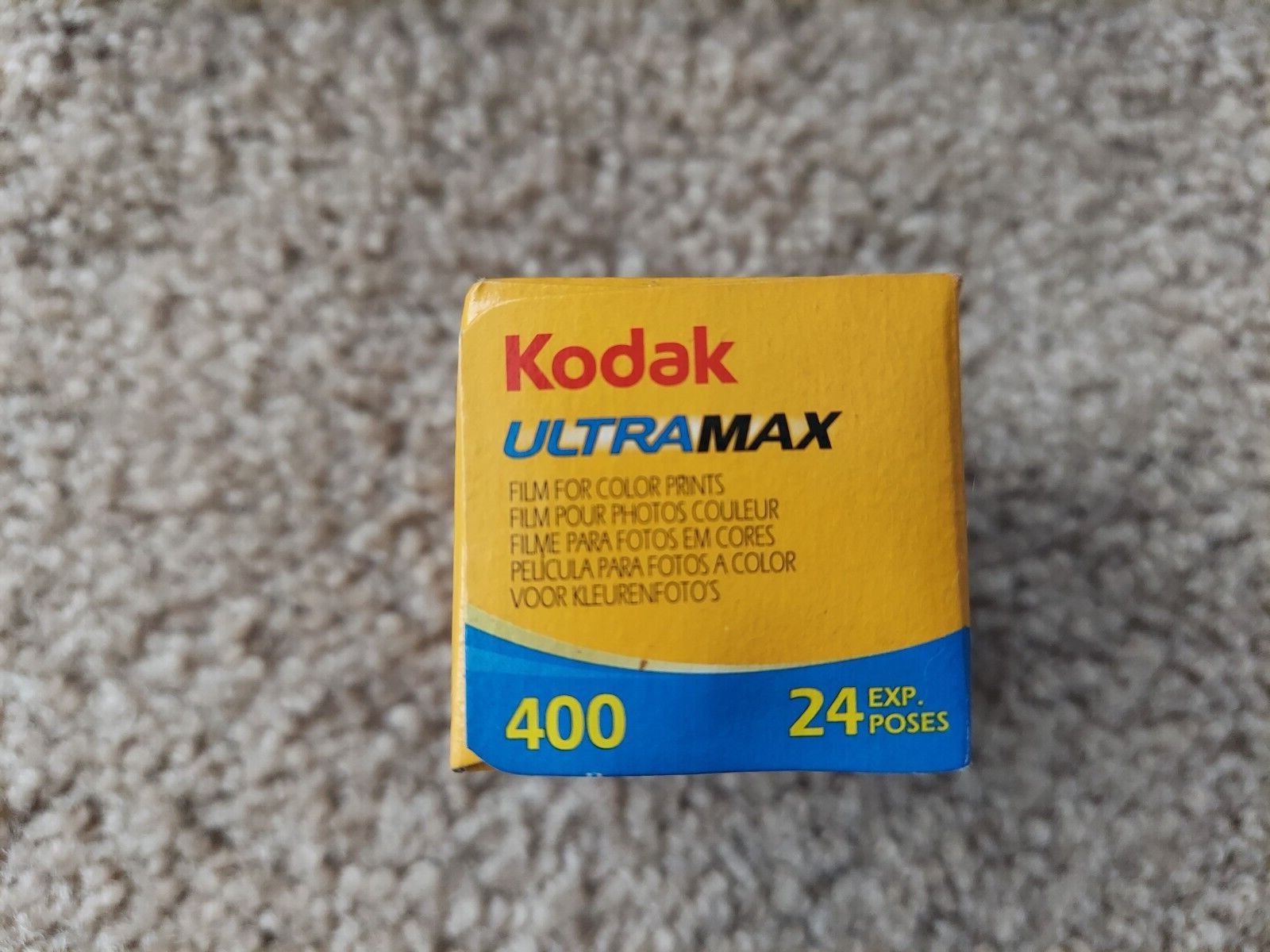 3 Rolls Kodak ULTRAMAX 400 Color 35mm 24 Exposure Negative Film exp 07/2009