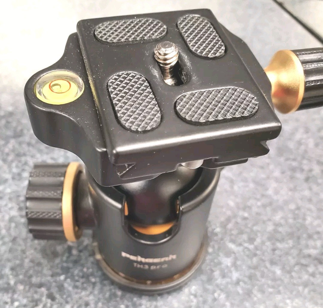 Tripod Gearhead TH3 Pro Pergear DSLR 360 Rotation Camera Equipment Video Gear