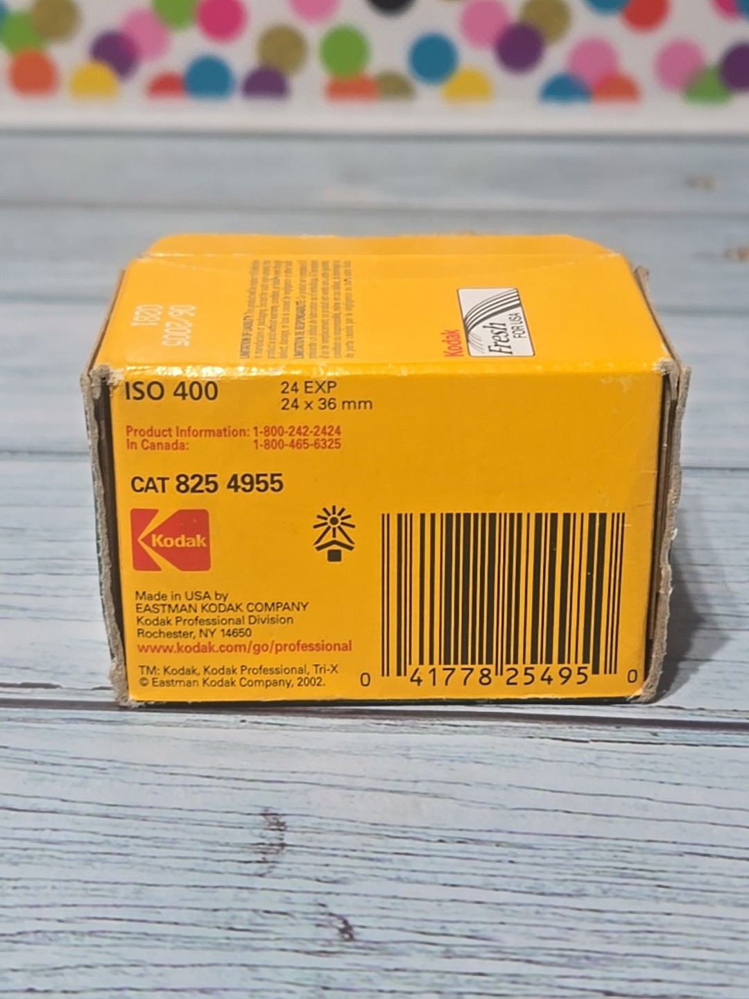 Kodak 400TX Black & White Film, 24 Exp – 35mm – NIP – EXPIRED 6/2005