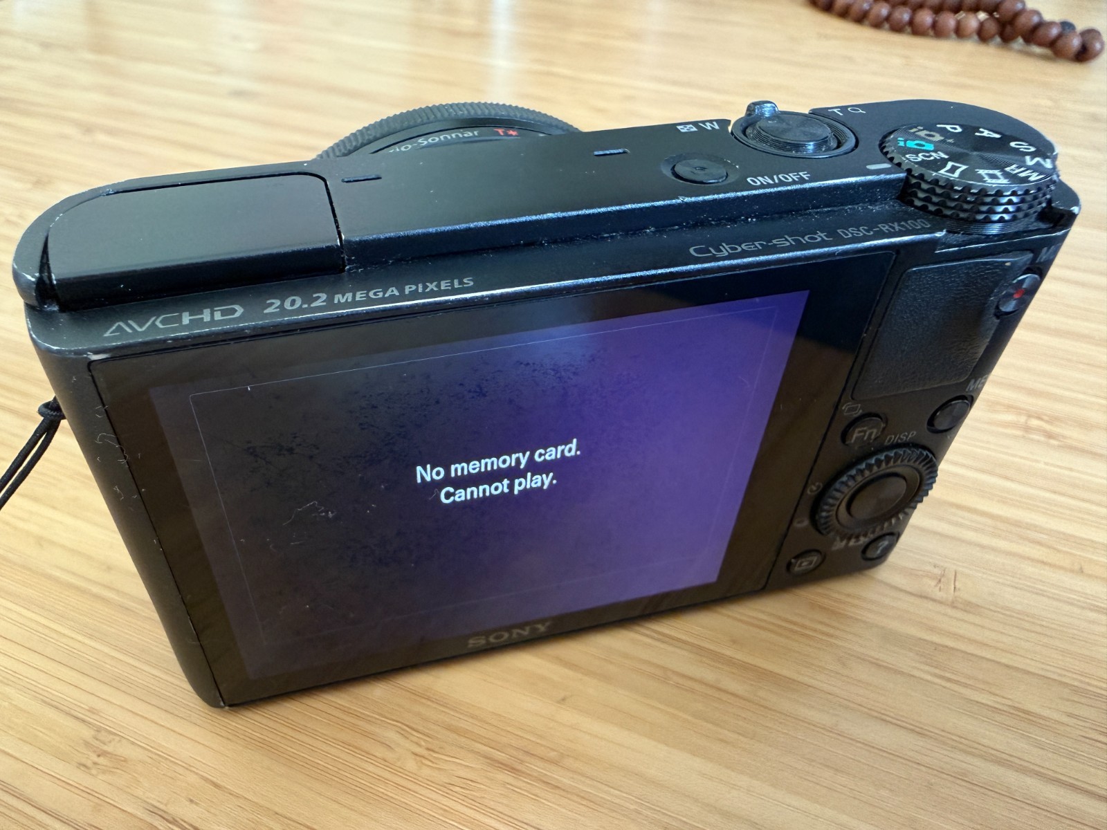 Sony Cyber-shot DSC-RX100 20.2MP Compact Digital Camera – Black