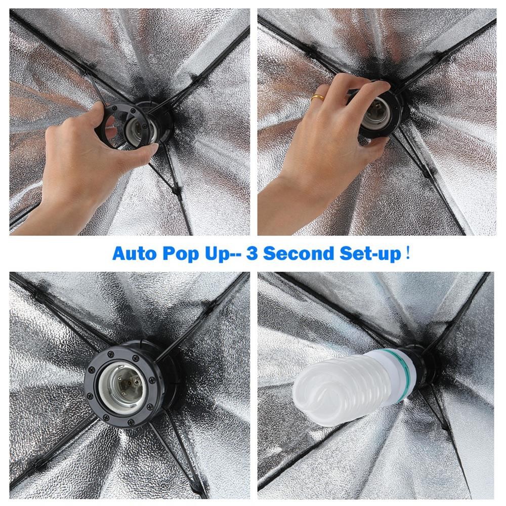 2x Photography Softbox Lighting Stand Photo Equipment Soft Box Studio Light Set