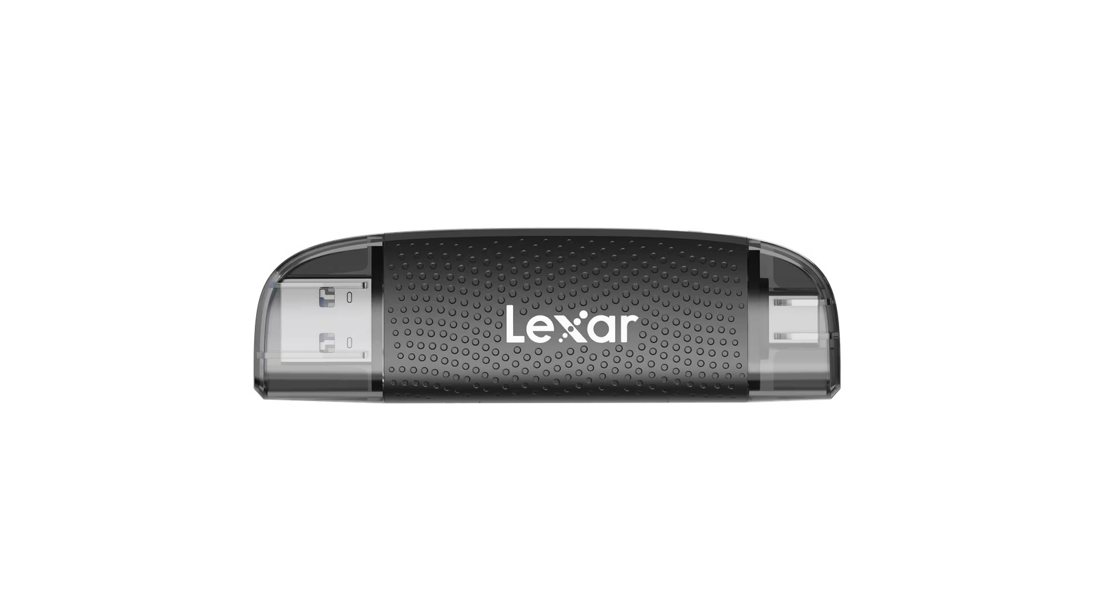 Lexar – Dual-Slot USB-A/C Reader – Black