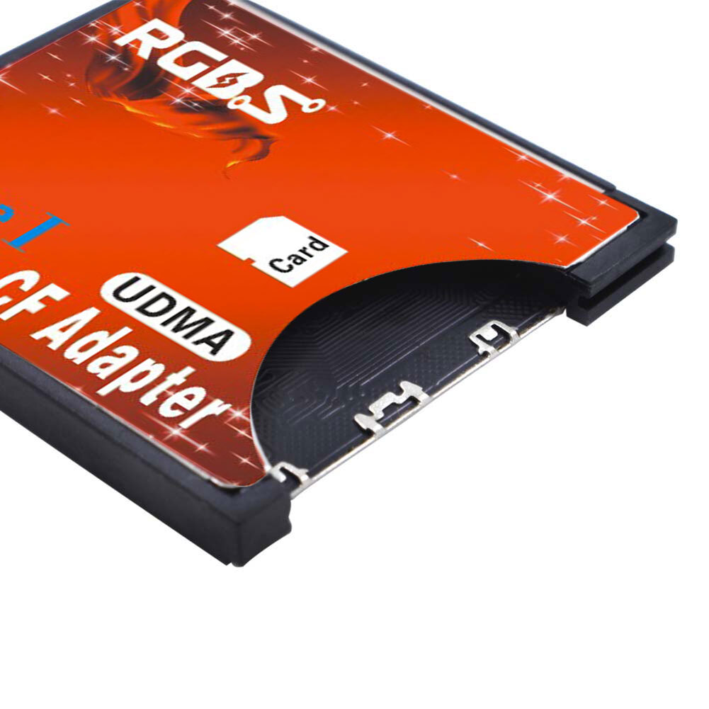 High Speed SDXC SDHC SD to CF Compact Flash Memory Card Reader Adapter Type I
