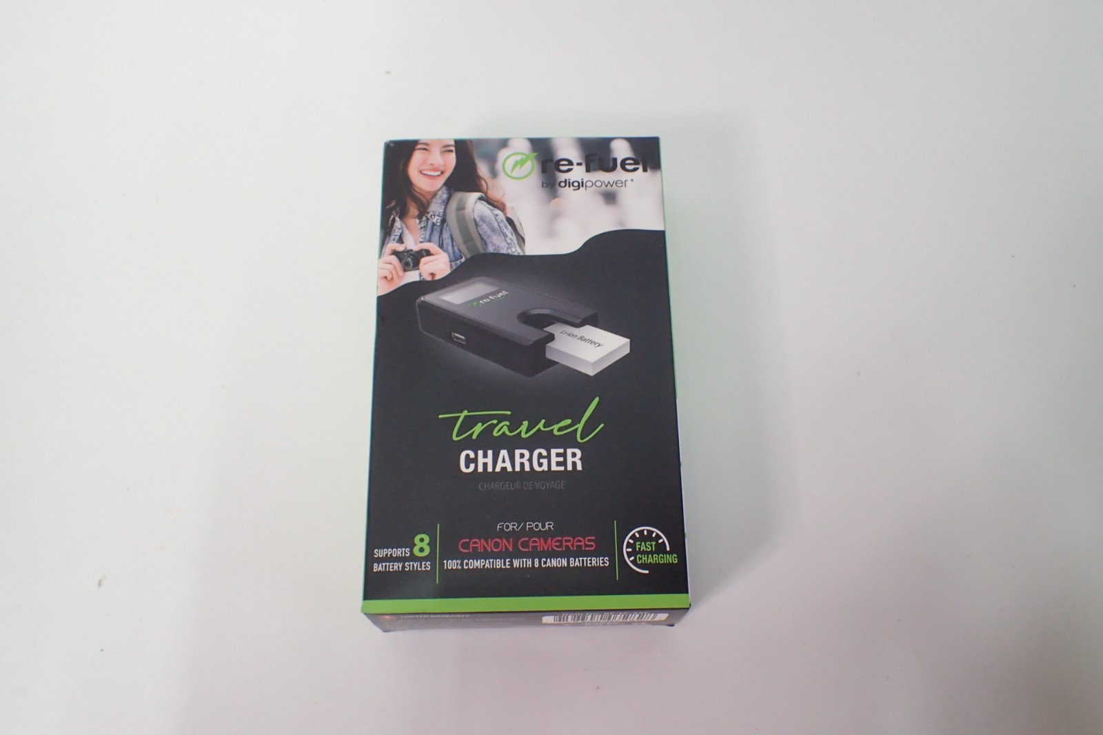 Digipower re-fuel RF-TC-55C Travel Charger for Canon Digital Cameras NB1L NB3L