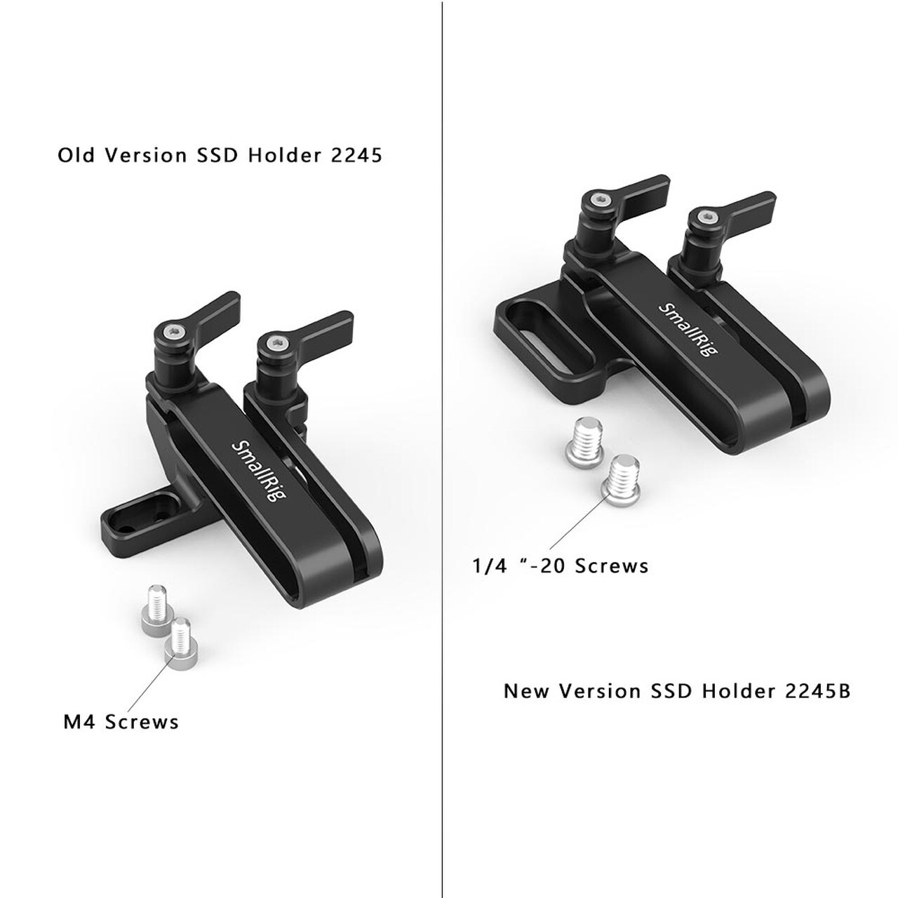 SmallRig T5 SSD Holder for Samsung,SSD Mount for Smallrig bmpcc 4K/6K Cage-2245B