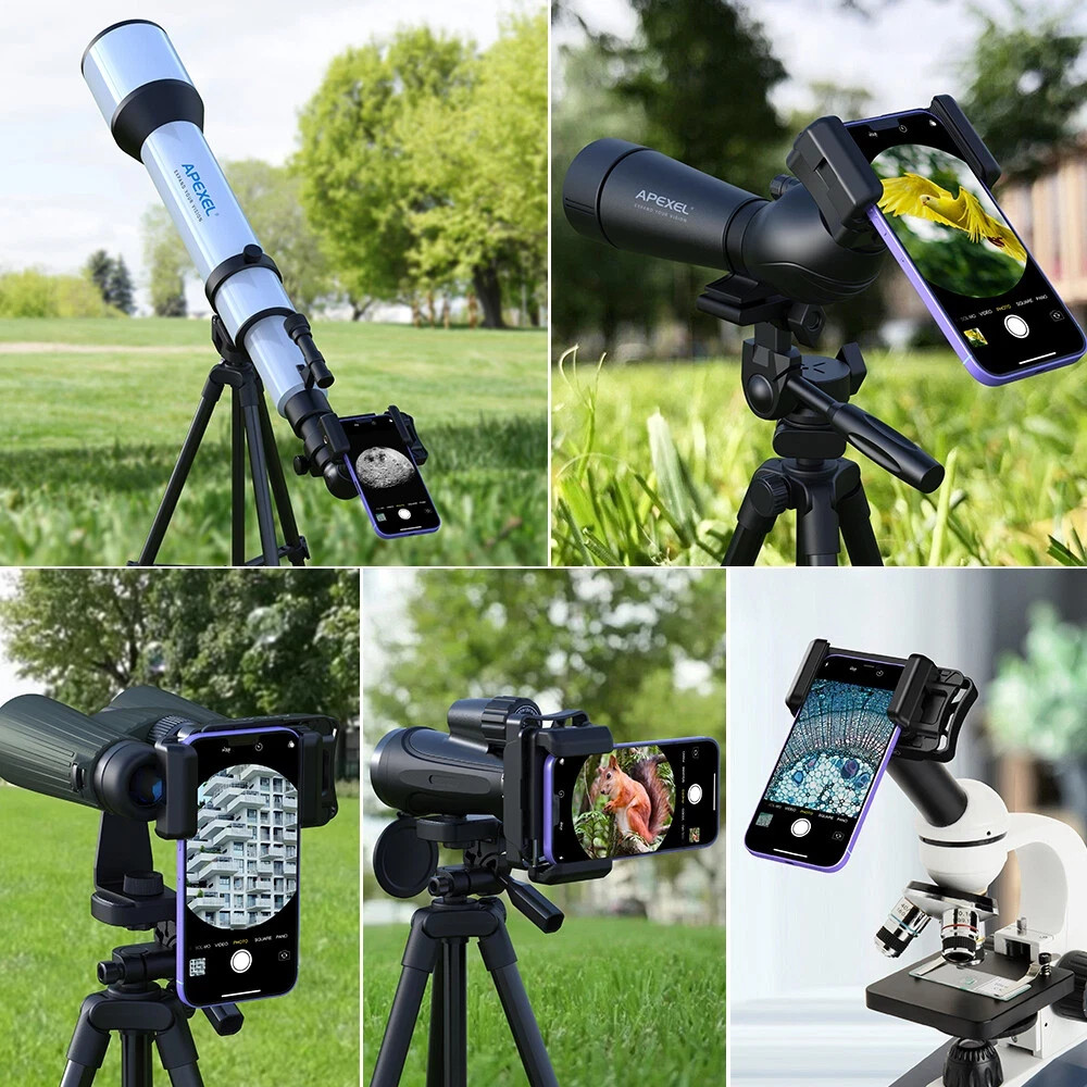 Universal Hunting Phone Scope Adapter for Spotting Scope Binocular Monocular