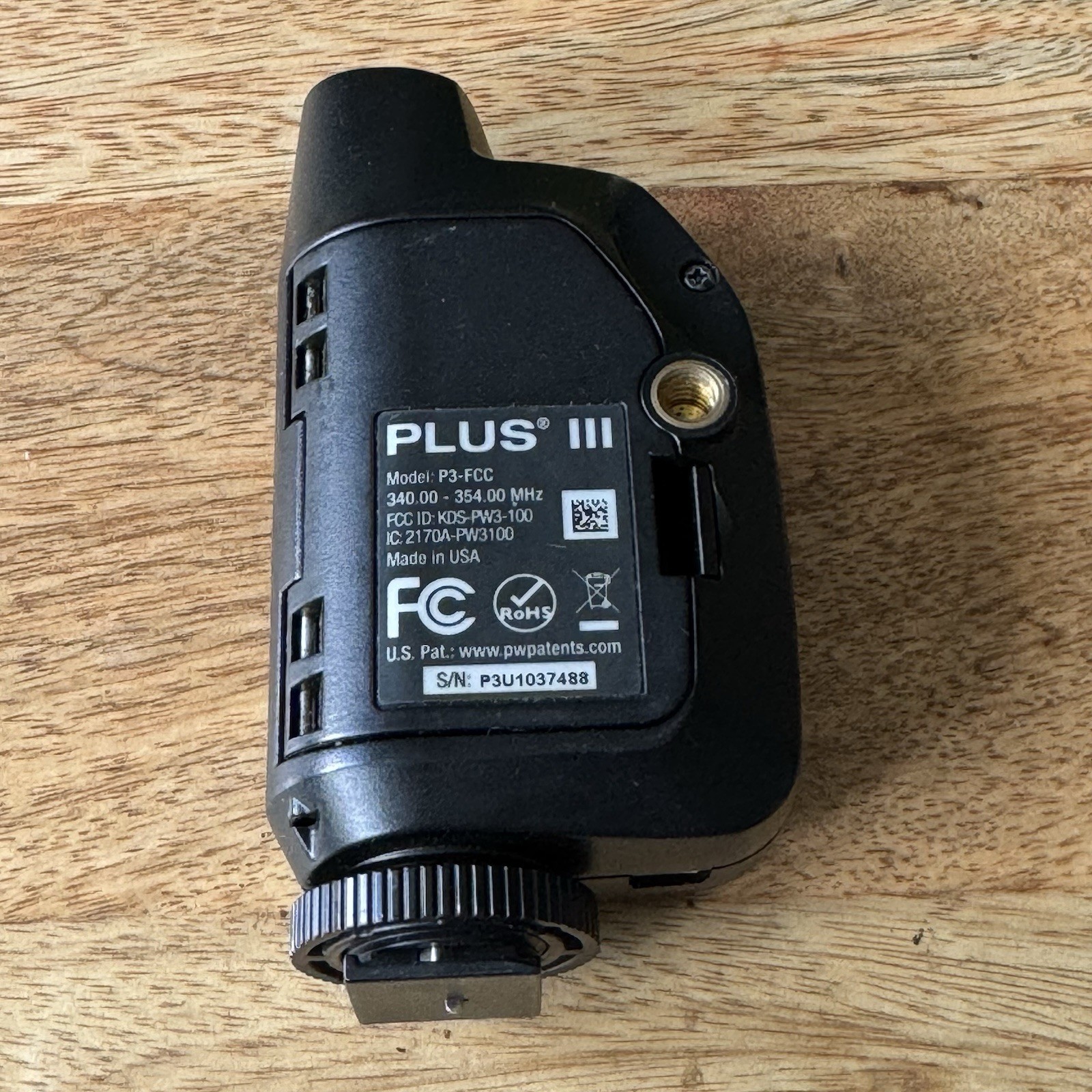 Pocket Wizard Plus III Model P3-FCC Wireless Flash Trigger Transmitters