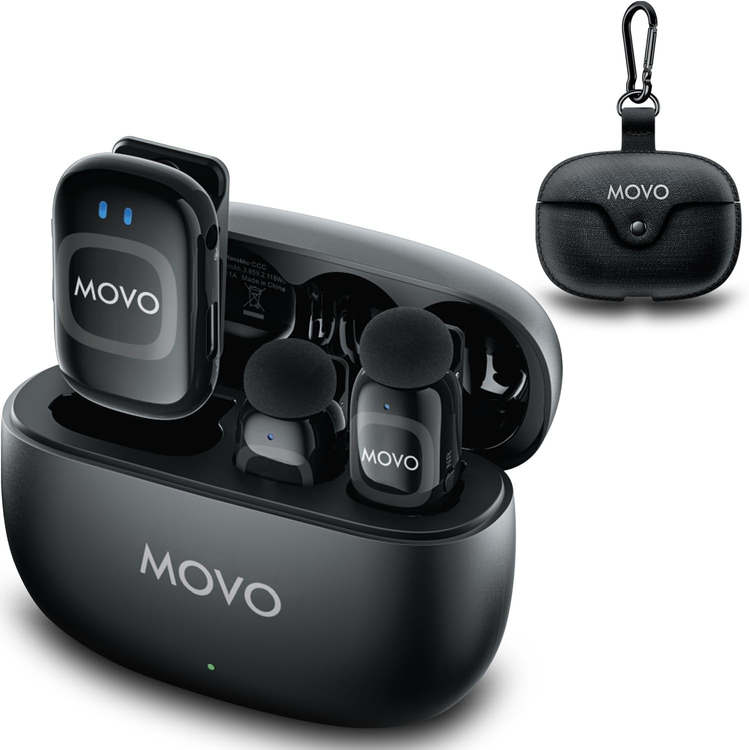 NanoMic Wireless Lavalier Microphone for Camera Clip-On TRS Wireless Mic System