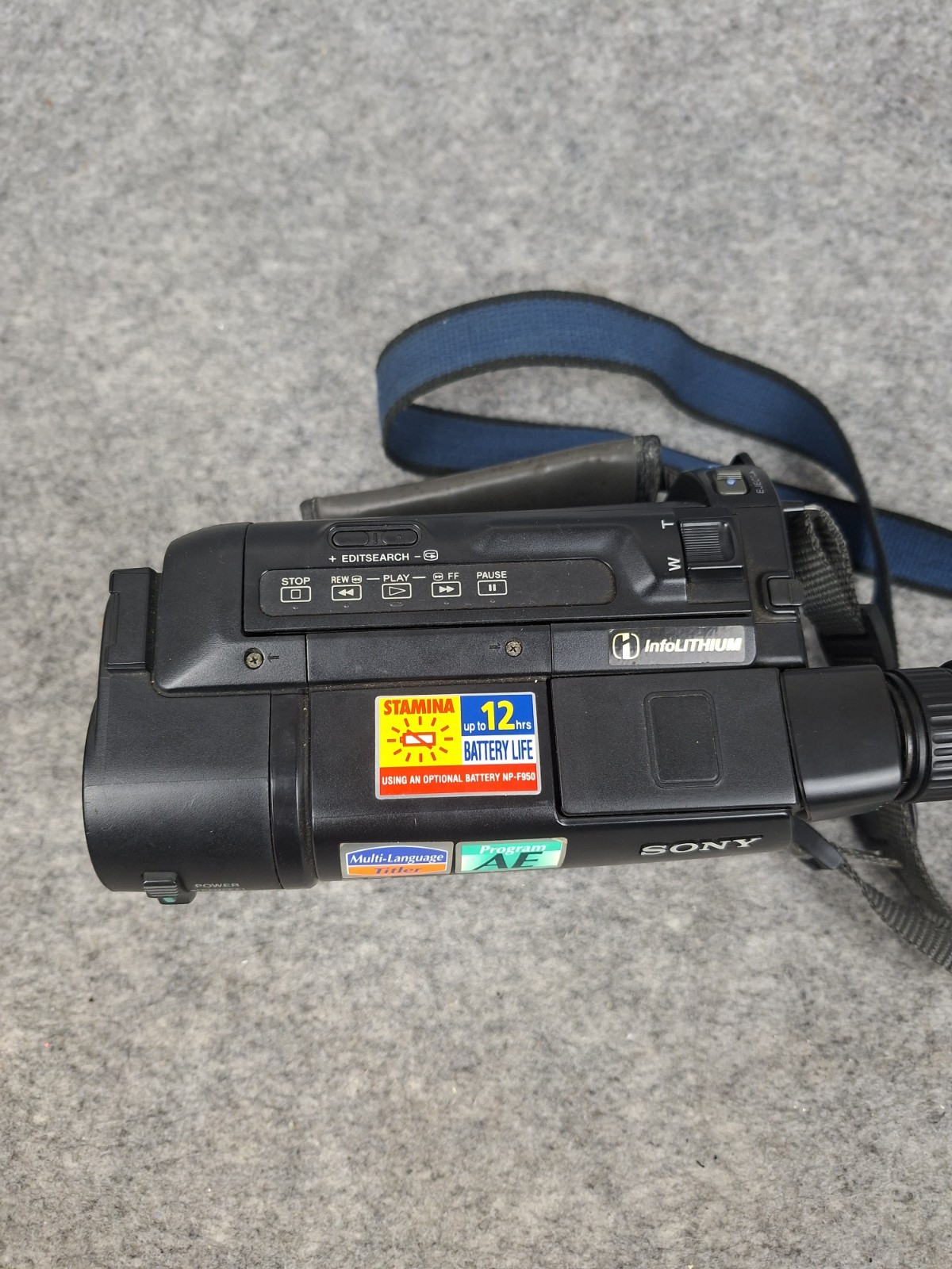 SONY CCD-TR411E Handycam 8mm Video8 with Hi8 Playback Video Camera Camcorder