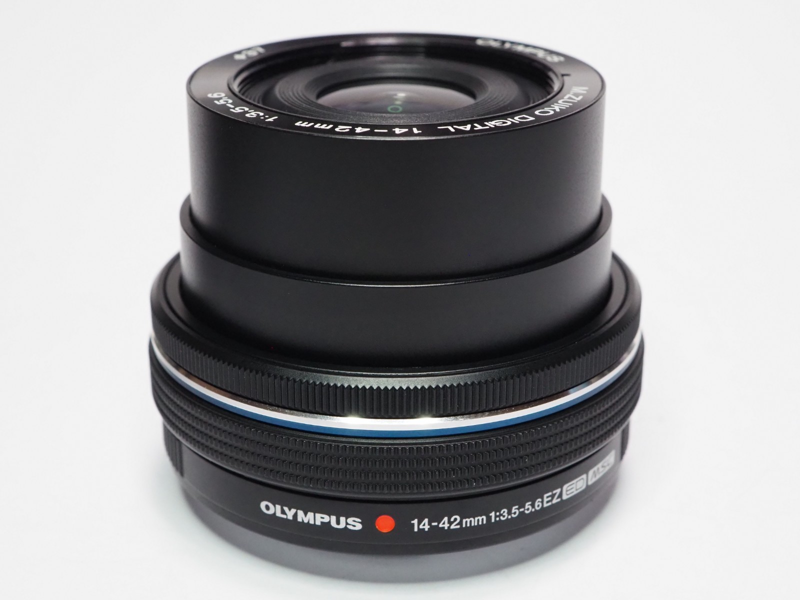 [Near MINT w/Caps] Olympus M.Zuiko 14-42mm f/3.5-5.6 EZ Pancake Lens Black