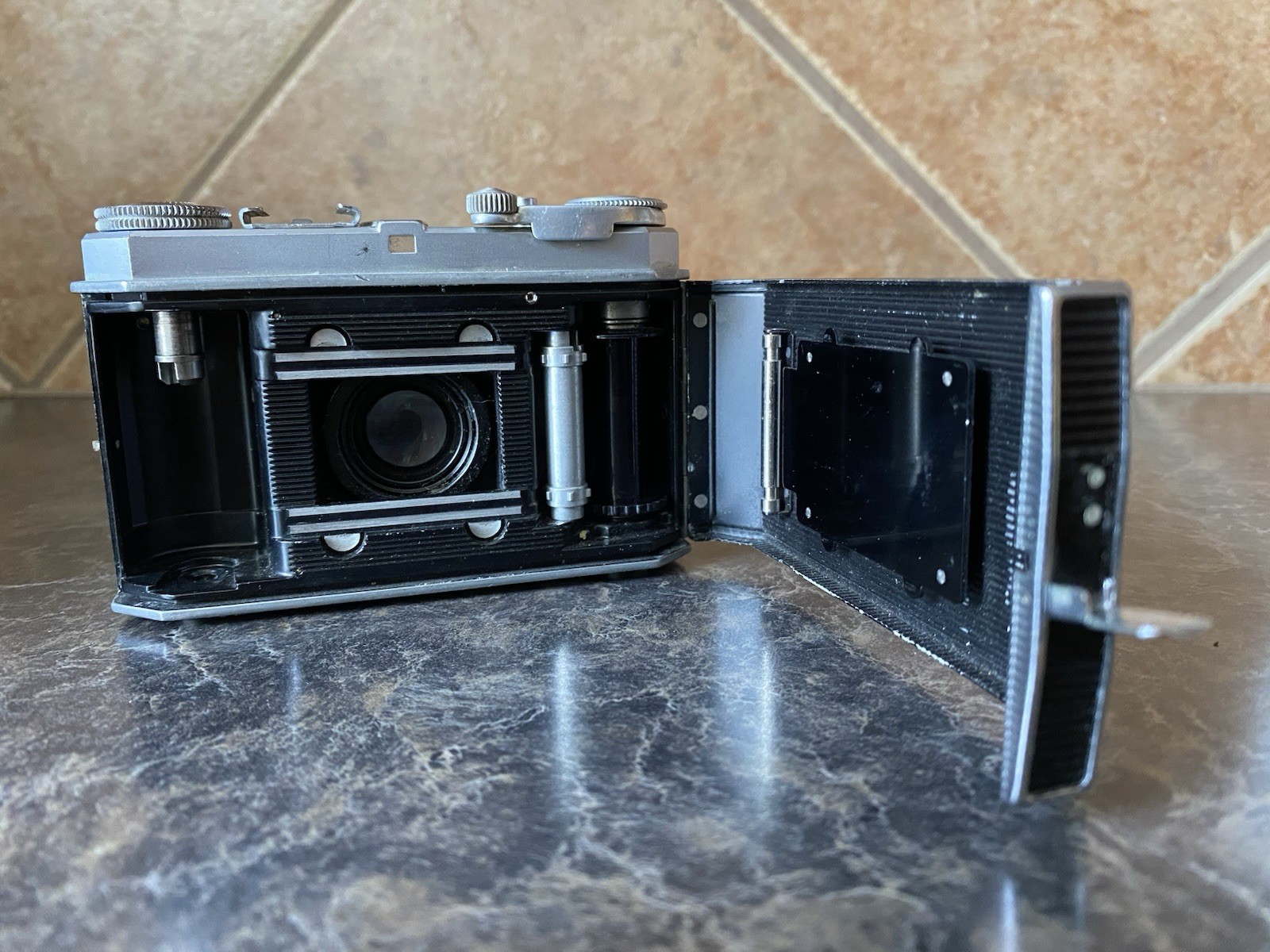 Kodak Retnia Ia Folding 35mm Camera With Xenar 50mm 2:8 Lens