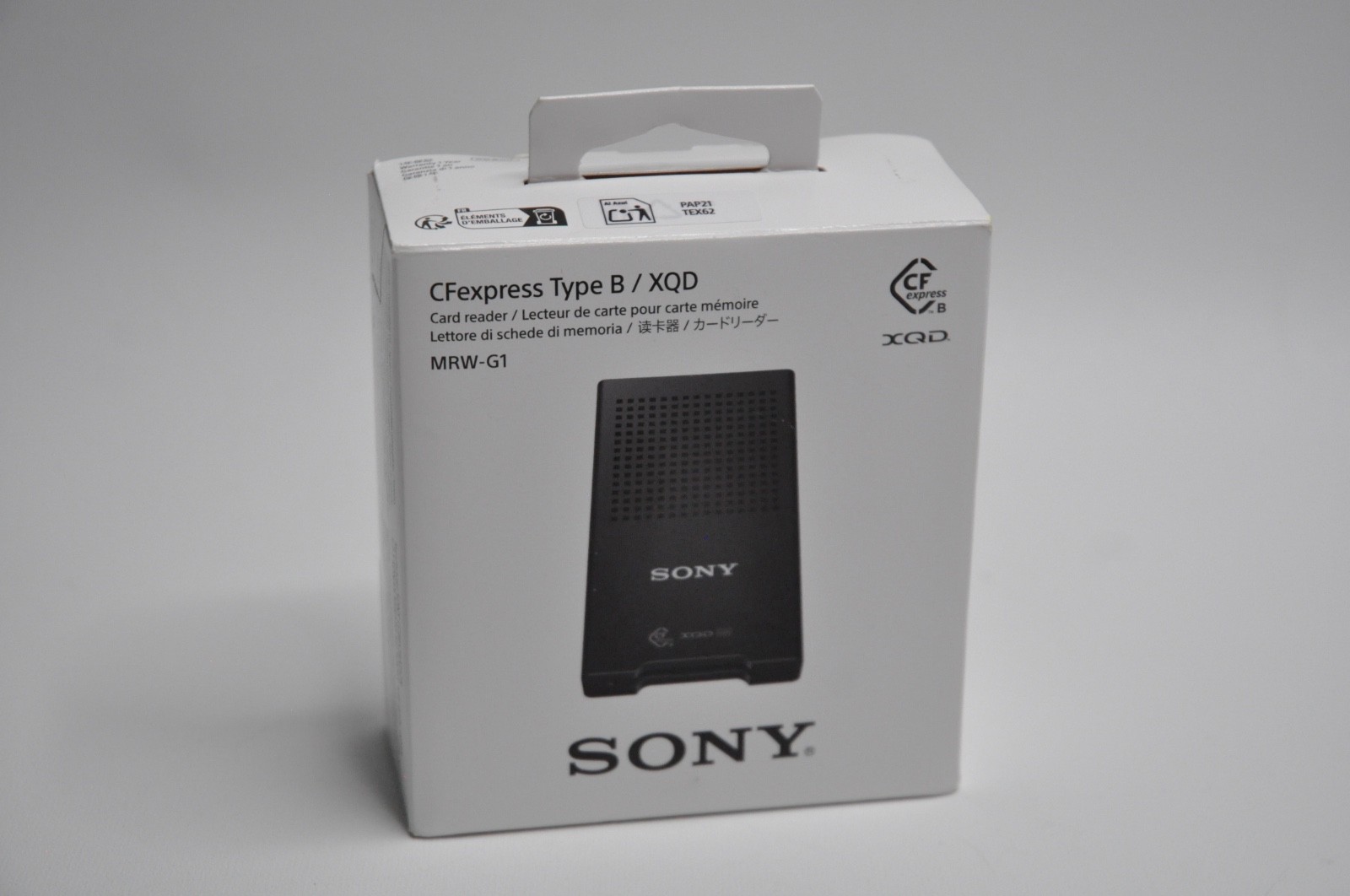 Sony CFexpress Type B XQD Memory Card Reader USB 3.1 (MRW-G1)