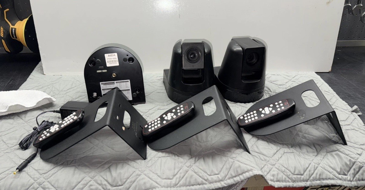 Used AIDA Imaging PTZ3-X20L Full HD Broadcast PTZ Cameras Lot of 3