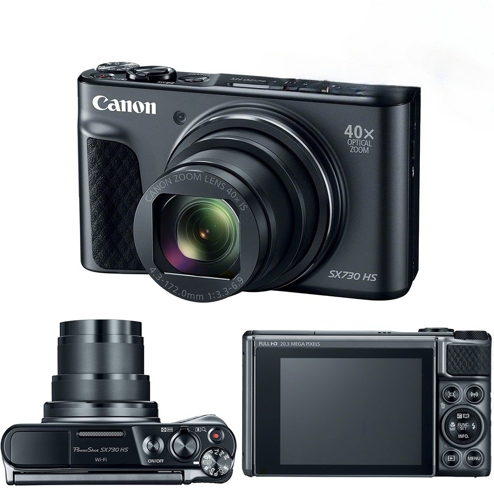 Canon PowerShot SX730 HS Digital Camera 20.3MP 40XOptical Zoom Bluetooth & WI-FI