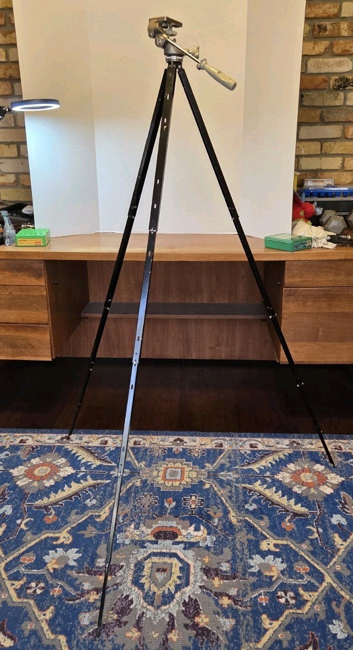 Vintage Gitzo Metal Tripod Quick Deploy Tripod, 50″