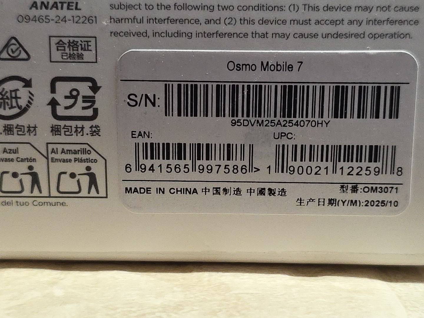 DJI Osmo Mobile 7 Smartphone 3-Axis Gimbal Stabilizer – Gray
