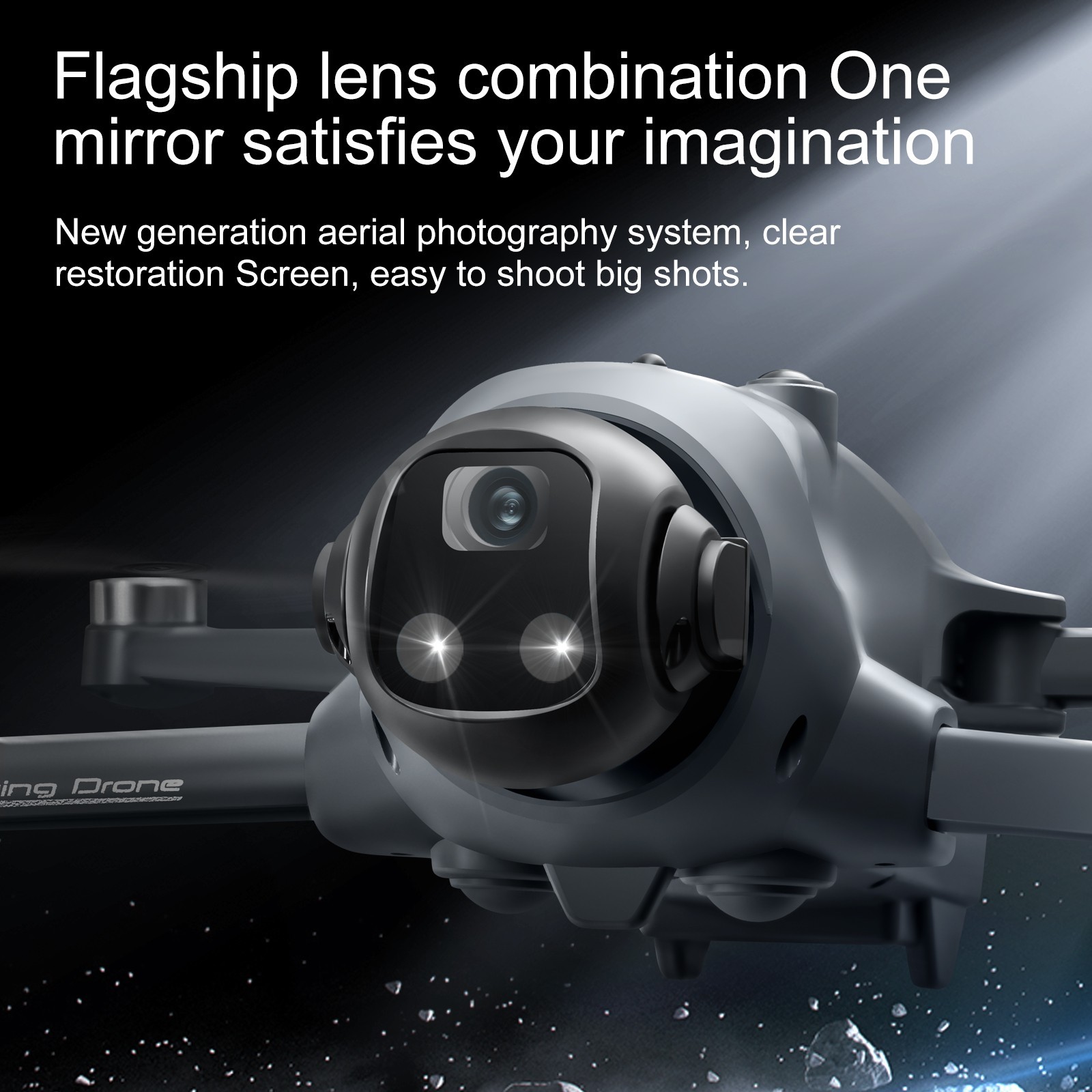 YL059 Drone GPS WIFI FPV 4K Dual Camera Selfie Obstacle Avoidance Quadcopter