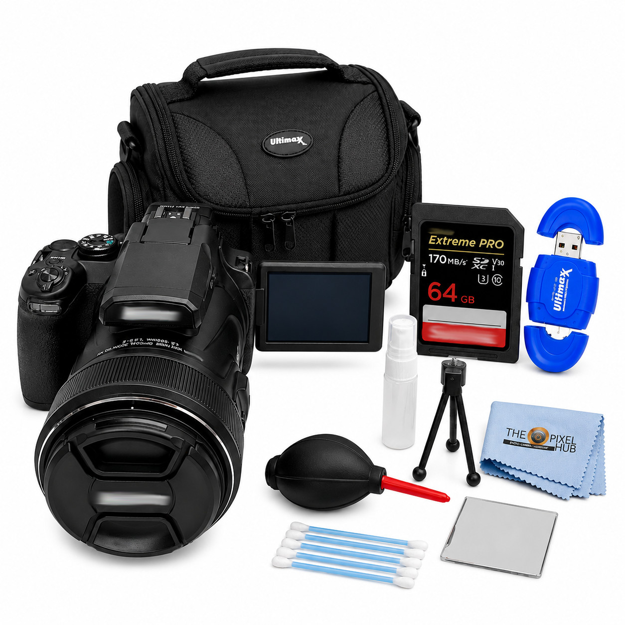 COOLPIX P1100 Digital Camera – 7PC Accessory Kit