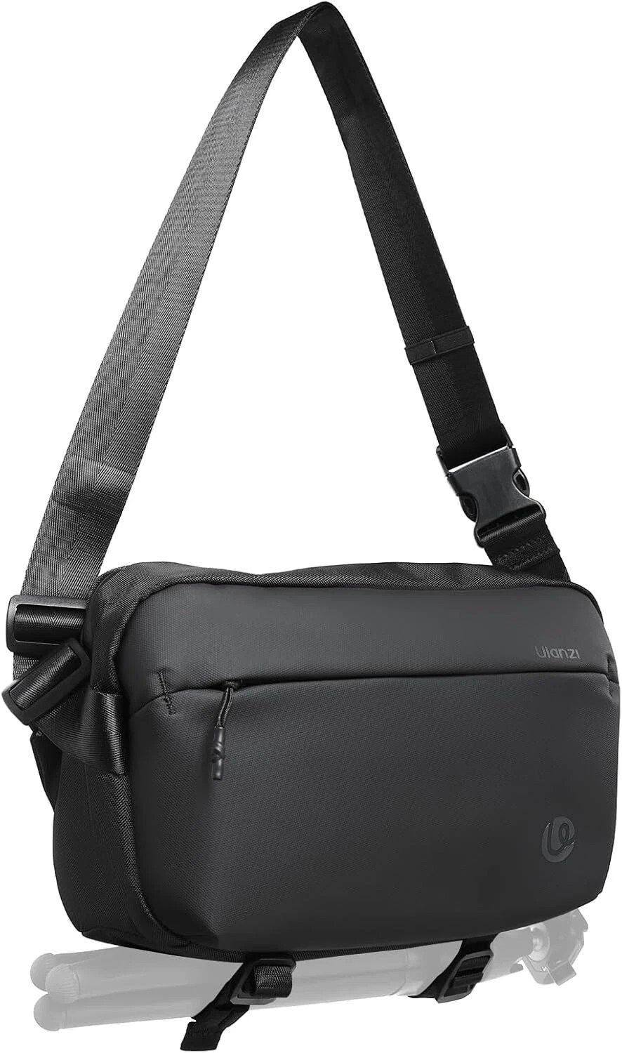 ULANZI Camera Sling Bag, Water-Resistant Camera Case with Tripod Holder, Black