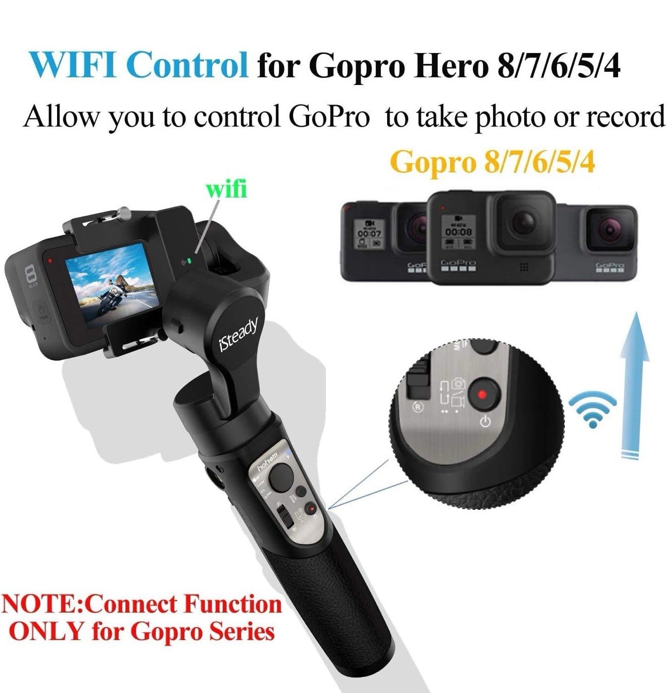 NEW Hohem iSteady Pro 3 3-Axis Handheld Gimbal Stabilizer For Action Camera