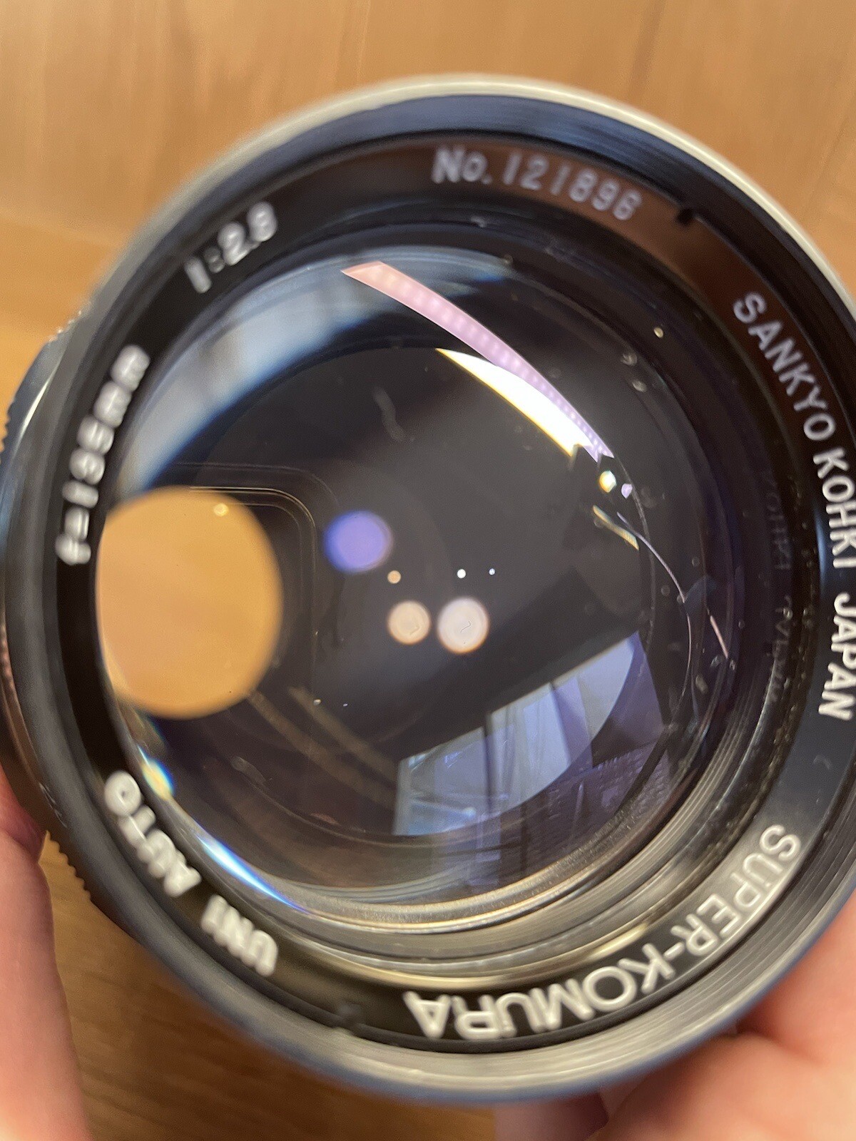 *Petri V Mount : Near Mint ++* Sankyo Super Komura Uni Auto 135mm F/2.8 Lens /JP