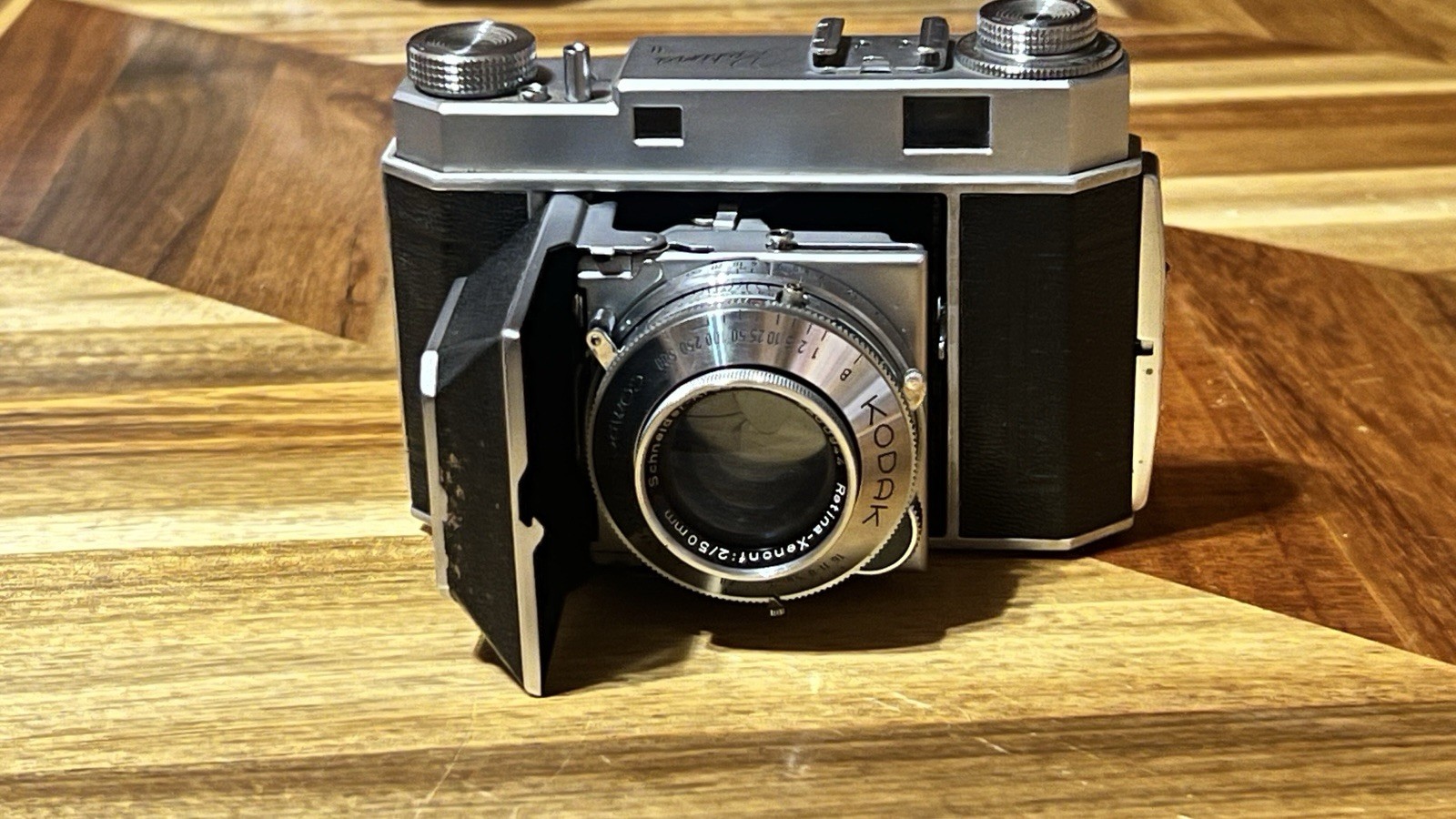 Kodak Retina ll Xenon f/2 50mm Schneider Lens CLEAN Germany For Repair 1950s VTG