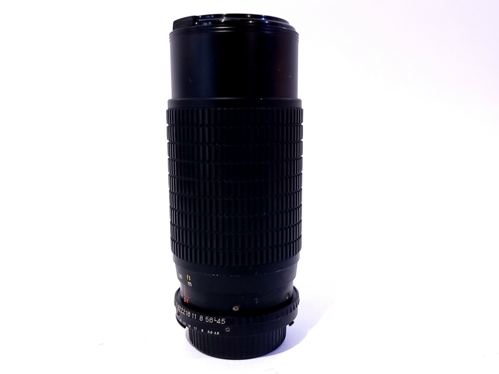 OSAWA Lens MC 1:4.5 80-205mm Macro 52 No 5214865 Vtg Camera Lens Black