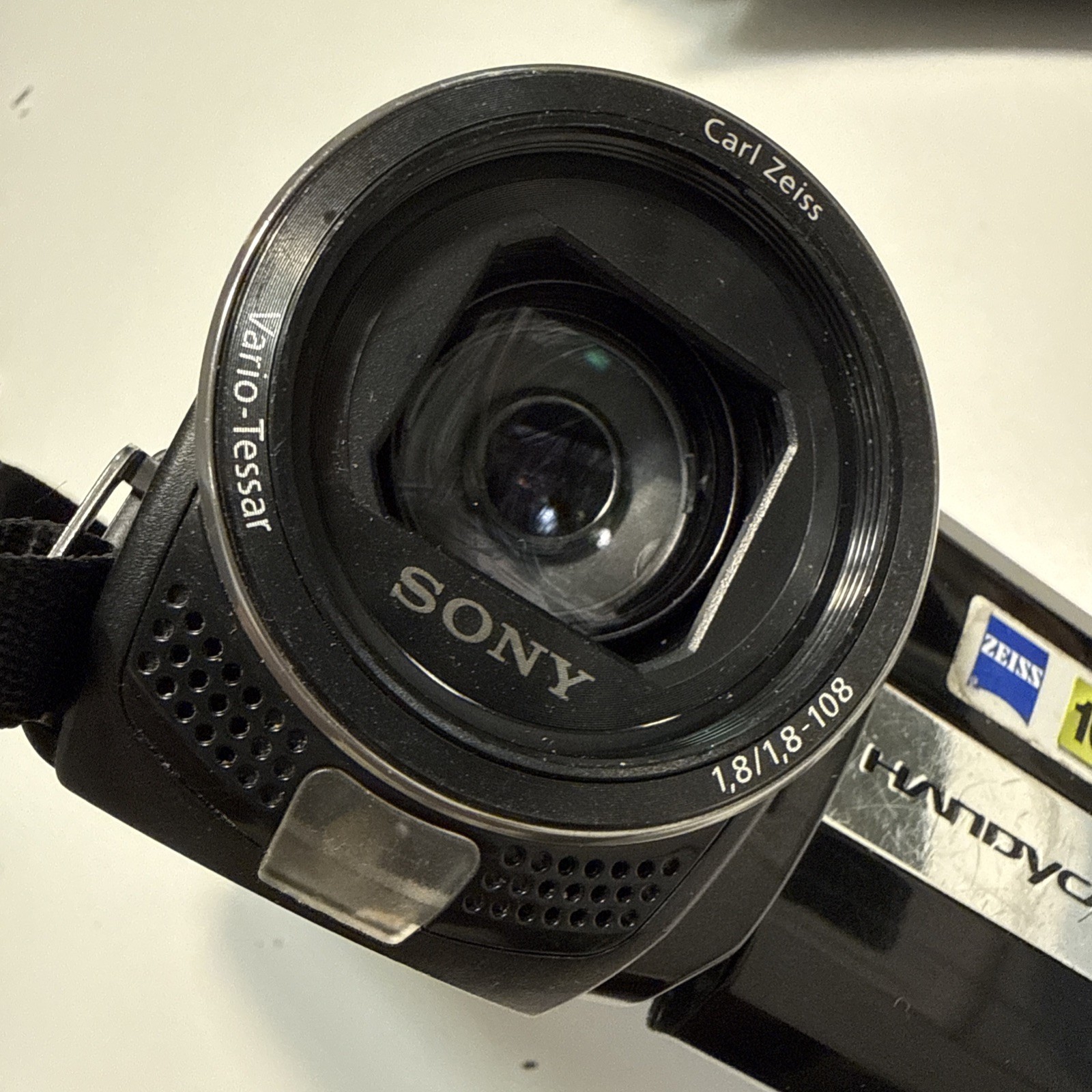 [As-is] Sony Handycam DCR-SX85 Black Video Digital Camcorder 70x Zoom TESTED