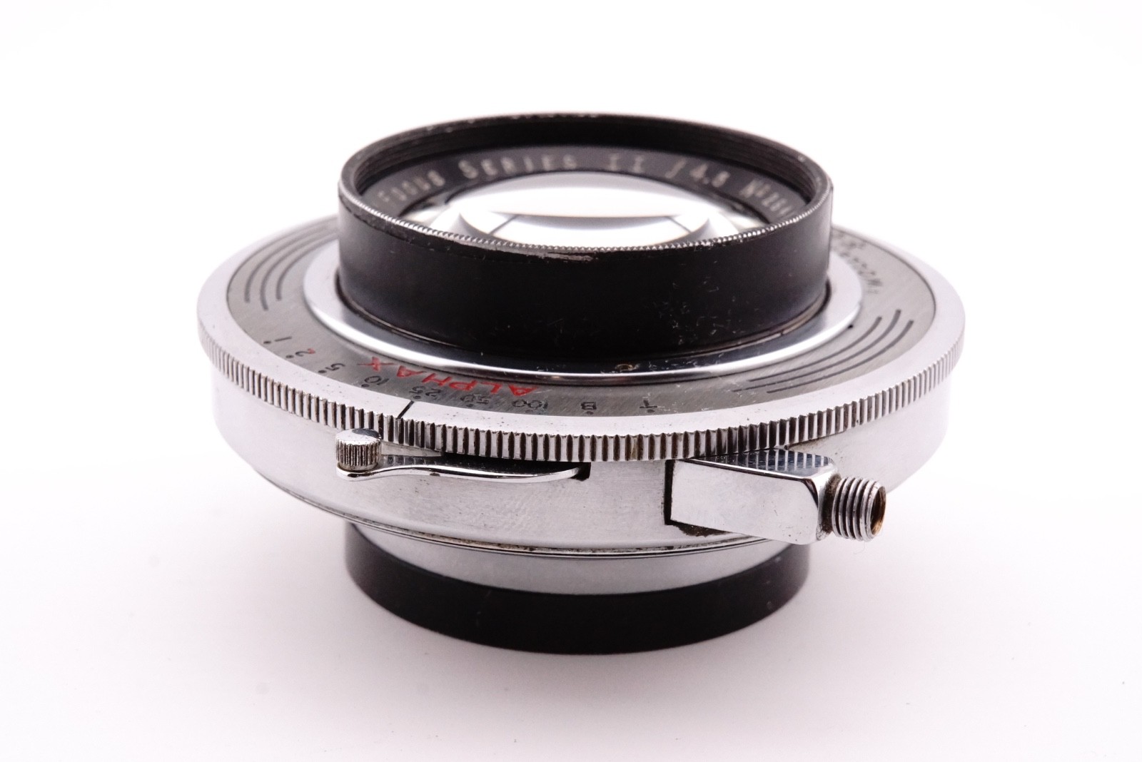Wollensak Velostgmat 6 1/2” 165mm f4.5 Series II Lens In Shutter 4×5