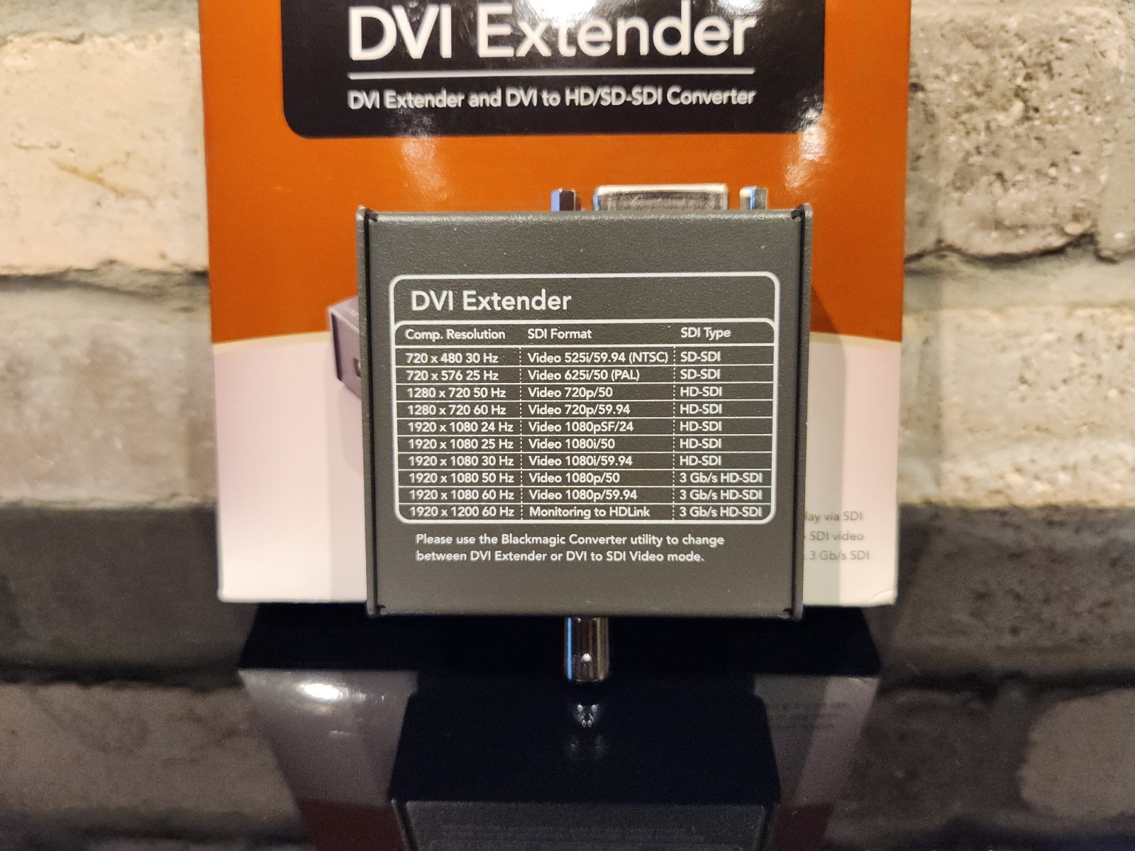 Blackmagic DVI Extender – DVI to 3G HD/SD-SDI Converter – NIB
