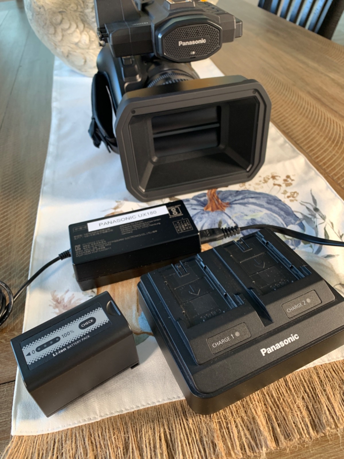 Panasonic AG-UX180 4k Professional Camcorder – only 75 HOURS! Yes, Nearly NEW!