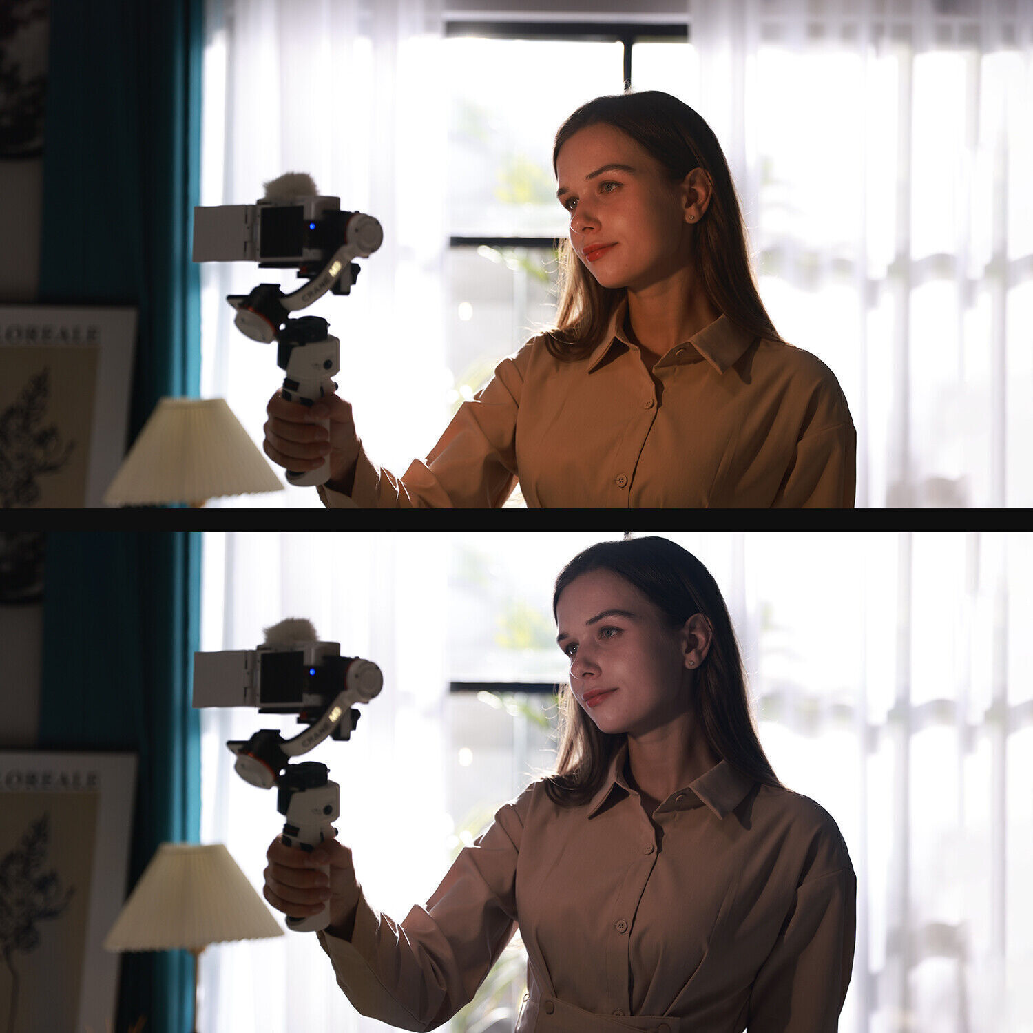 Zhiyun Crane-M3 3-Axis Handheld Gimbal Stabilizer Smartphone Action Cameras DSLR