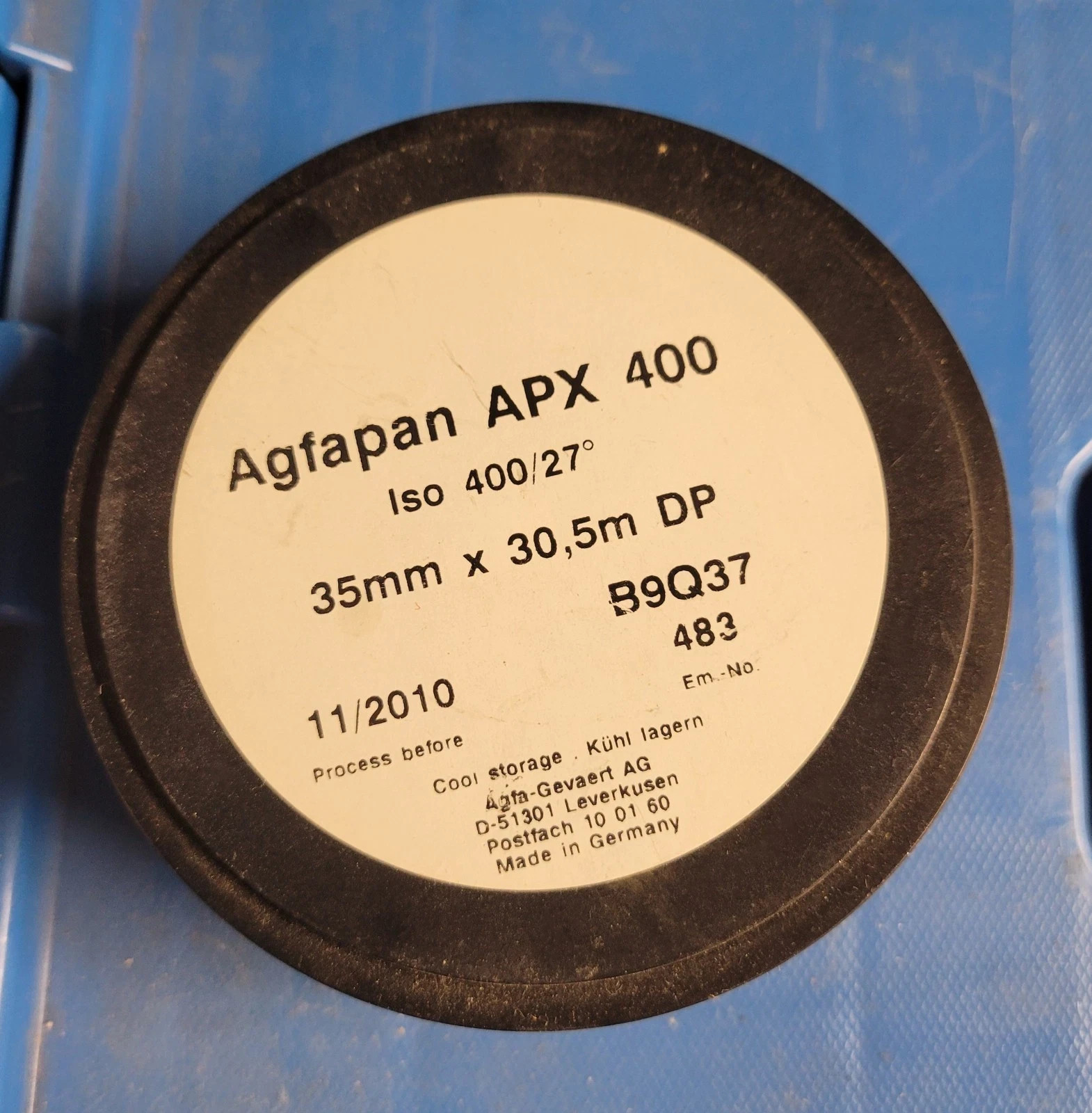 100′ Roll 35mm Agfa Agfapan APX Black & White Film Expired 30m NOS Bulk load