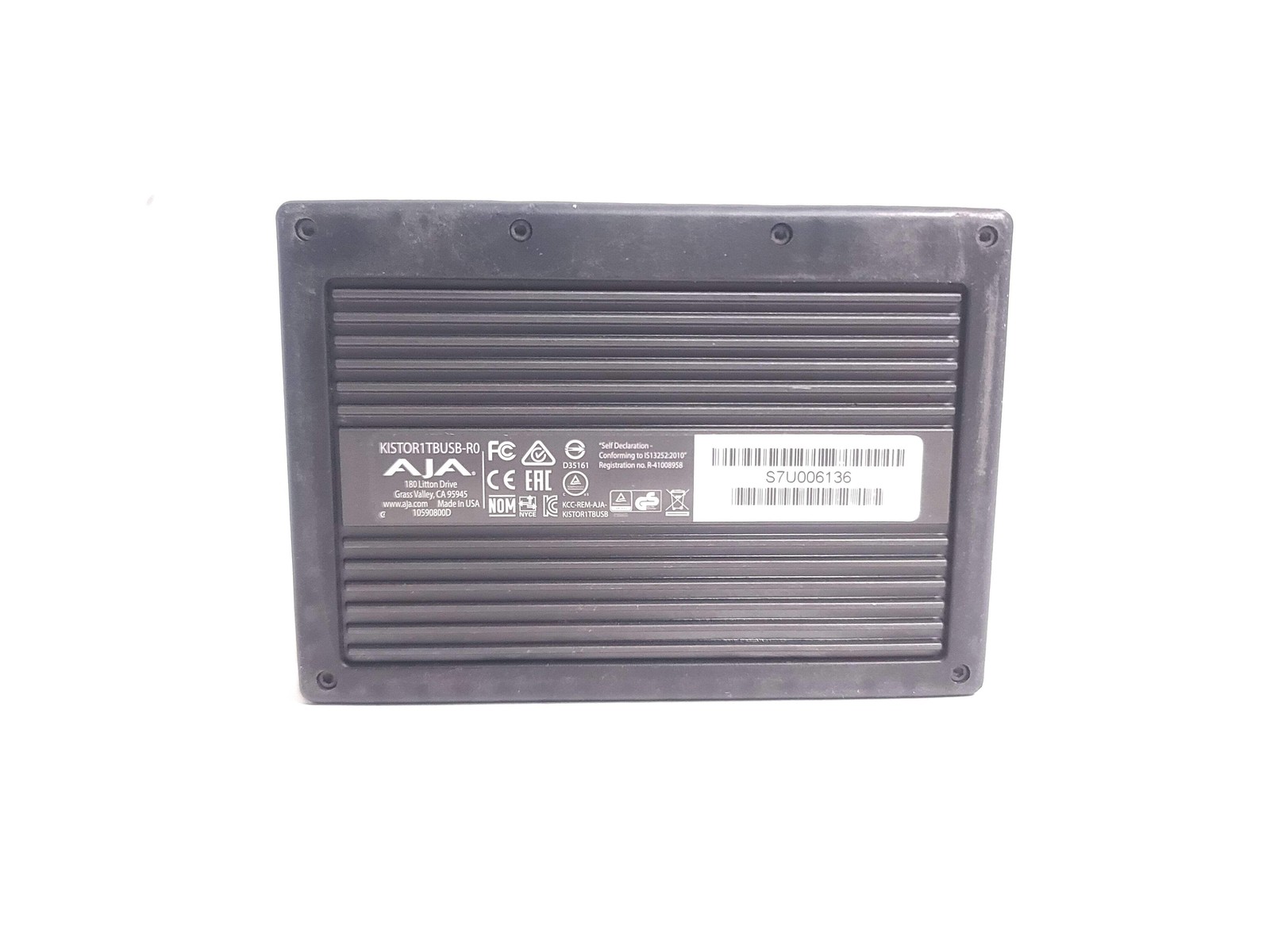 AJA KISTOR1TBUSB-R0 1TB KiStor HDD for Ki Pro(C1908-148)