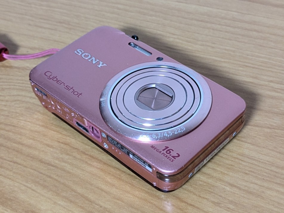 SONY DSC-WX7 Cyber Shot Digital Camera Blue 16.2MP Carl Zeiss 5X Japanese only