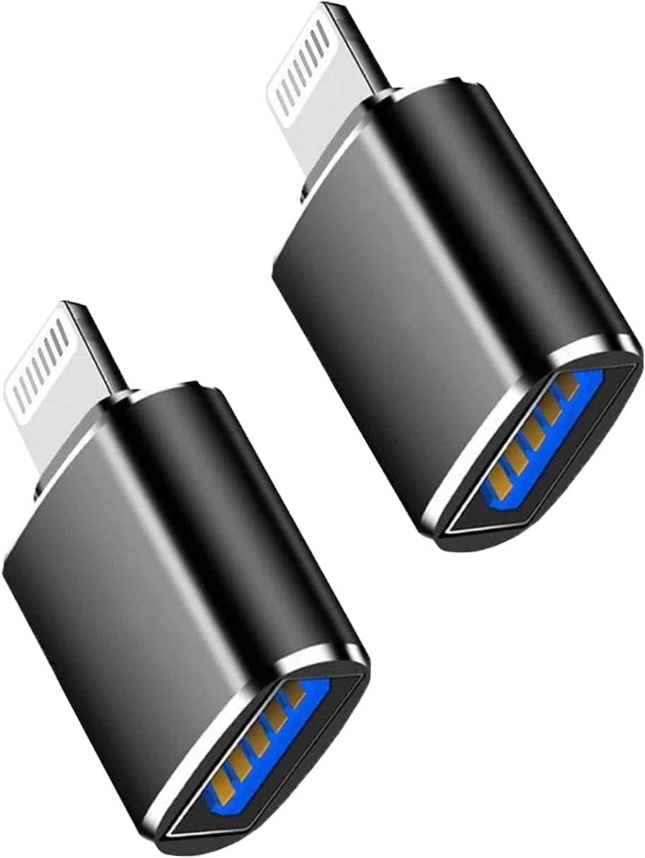 Lightning Male to USB3.0 Female Adapter OTG Cable – 2 Pack