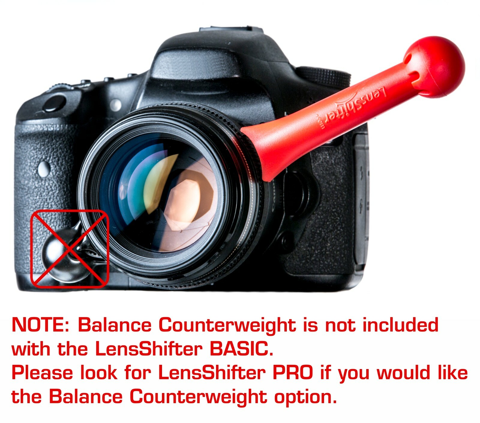 LENSSHIFTER RED BASIC follow focus, zoom for dslr, mirrorless video, photography
