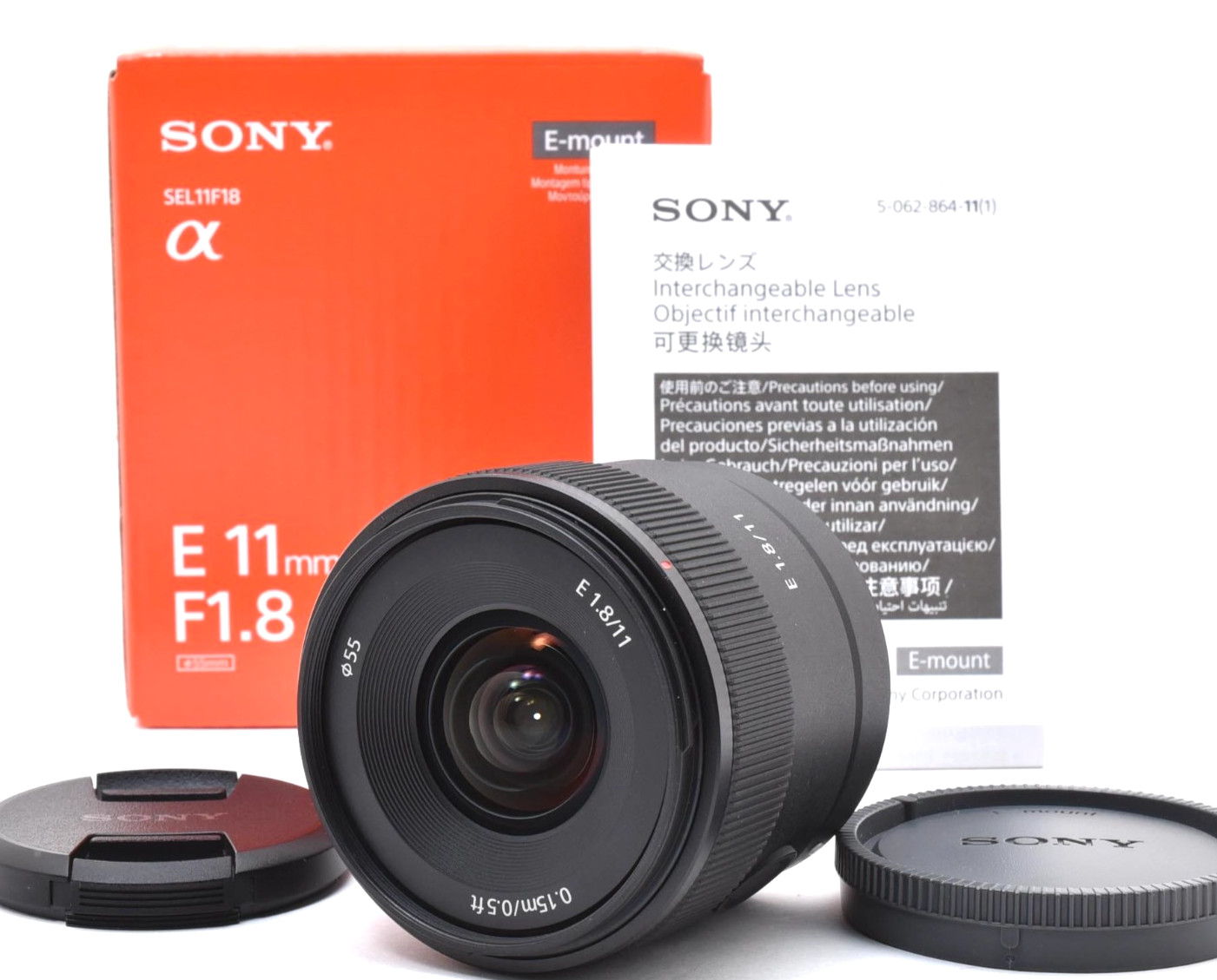 [MINT in Box] Sony E 11mm f1.8 Lens Ultra Wide Angle for E Mount SEL11F18 JAPAN