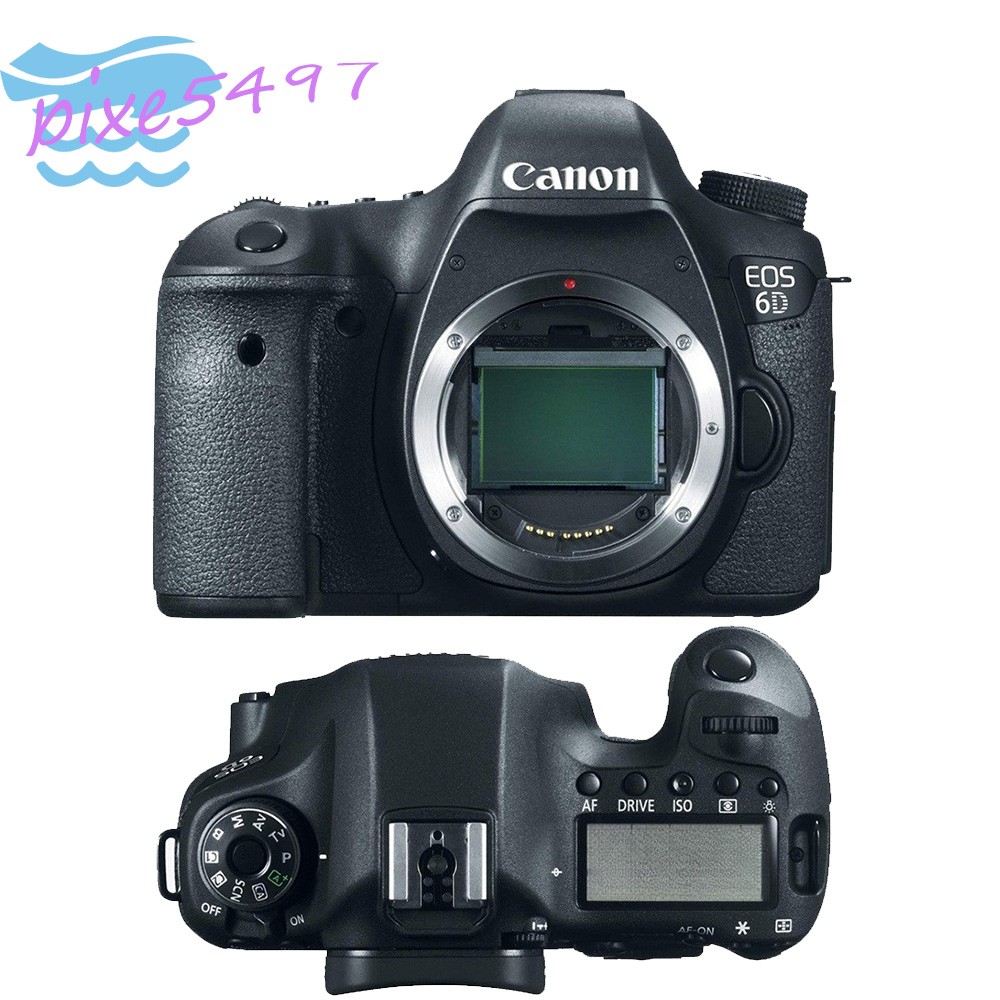 Canon EOS 6D Digital SLR Camera Body Only 20.2MP 1080p HD Video Recording Wi-Fi