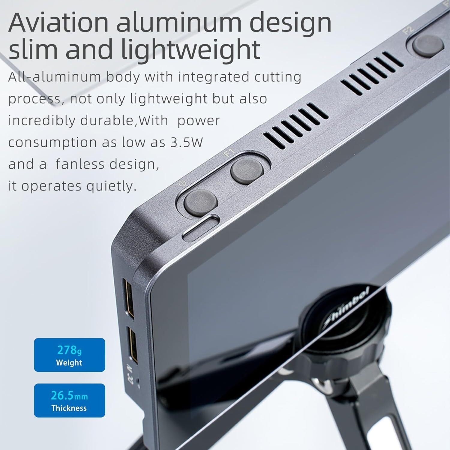 Shimbol TP MINI Wireless Transmission System 5″ M5 Video Camera Monitor Battery