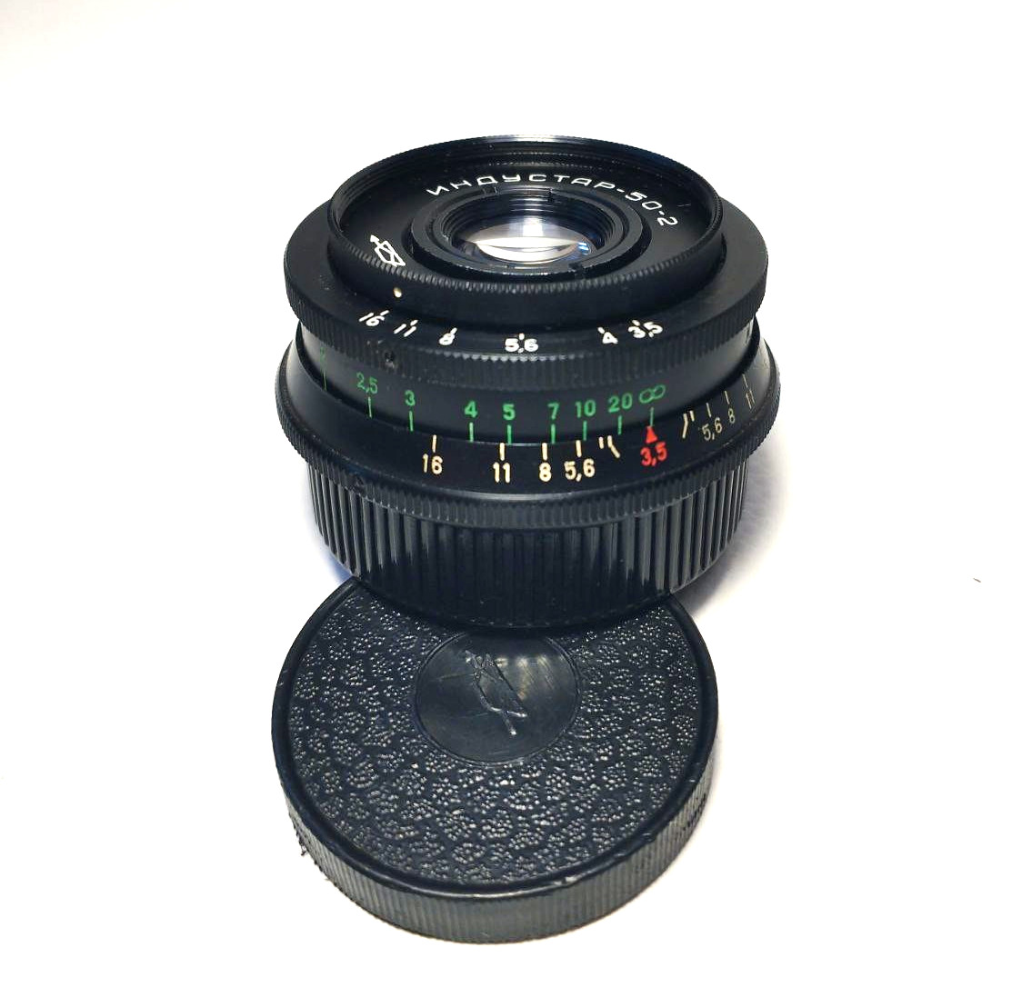 Industar-50-2 50mm f/3.5 M42 Pancake Lens USSR Vintage Soviet Lens Serviced