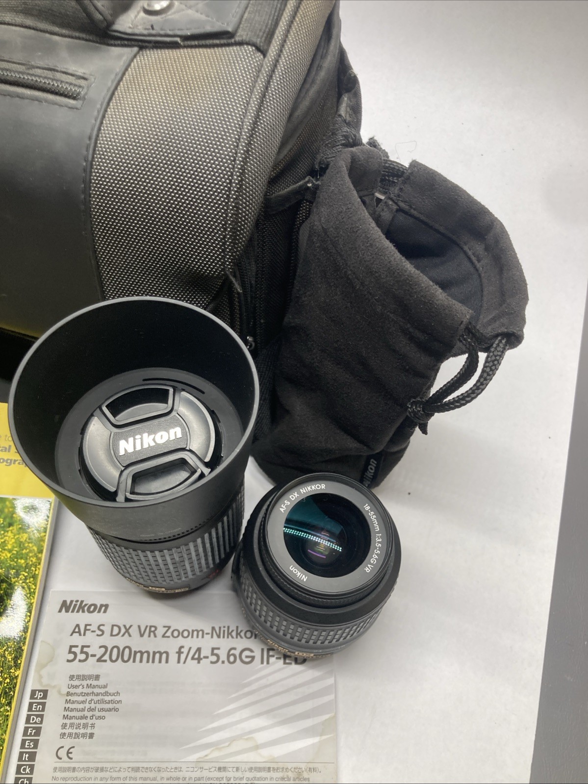 Nikon D3100 Digital Camera With 2 Lenses, Charger, Battery, Bag, SD Card. & More
