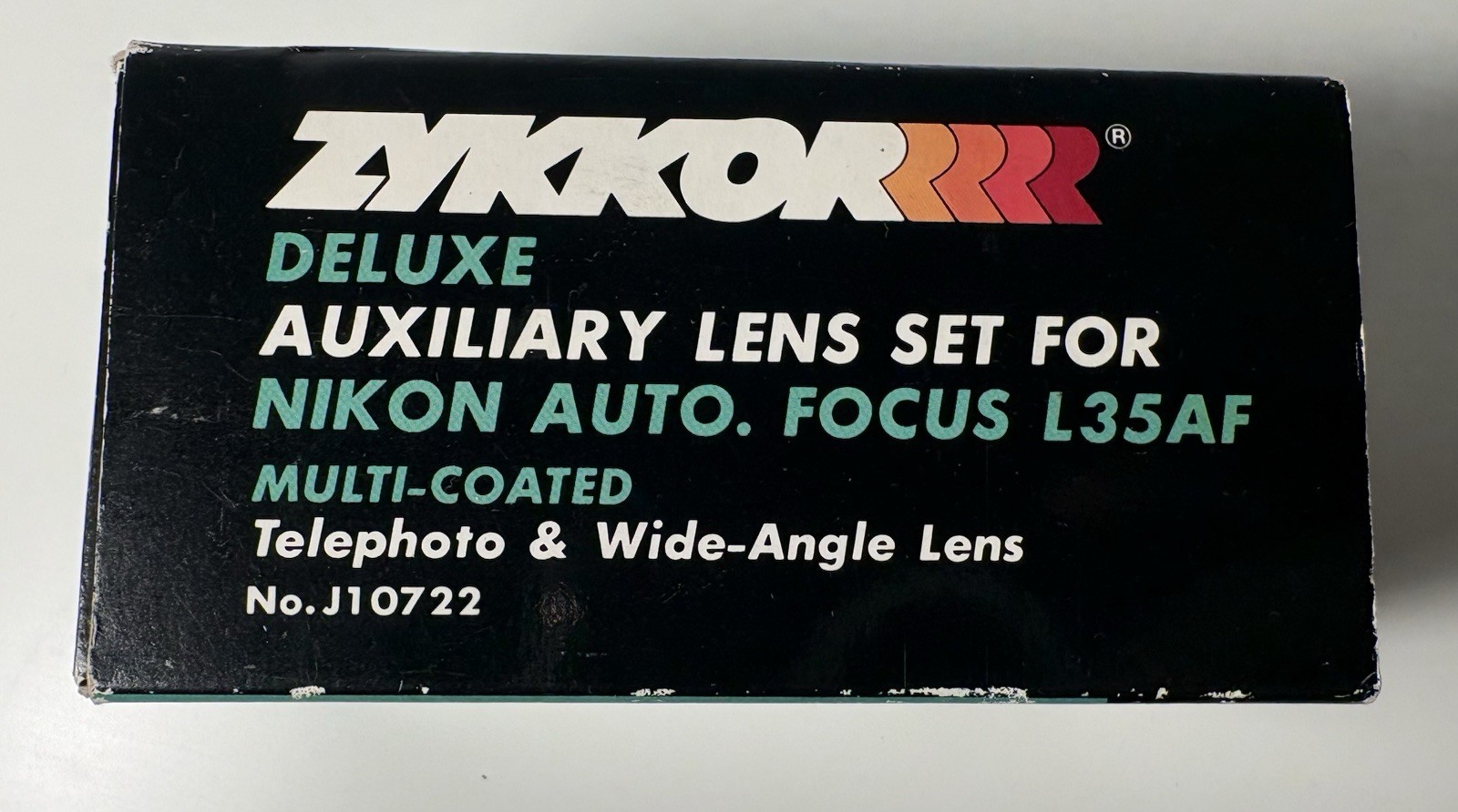 Zykkor Deluxe Auxiliary Lens Set For Bikon L35AF Telephoto & Wide Angle #J10722