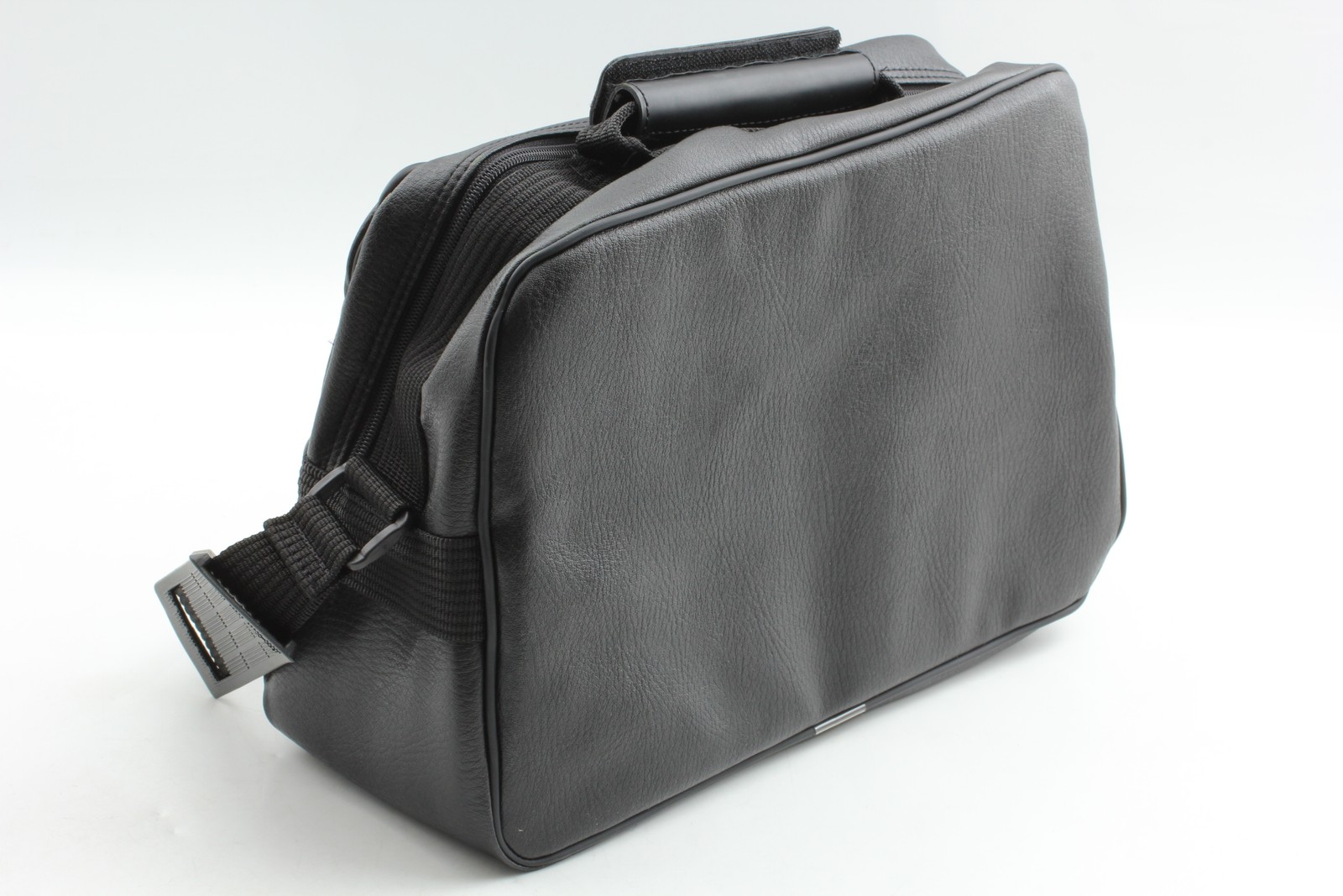 Rare!! [Almost Unused] Pentax Black Leather Shoulder Film Camera Bag From JAPAN