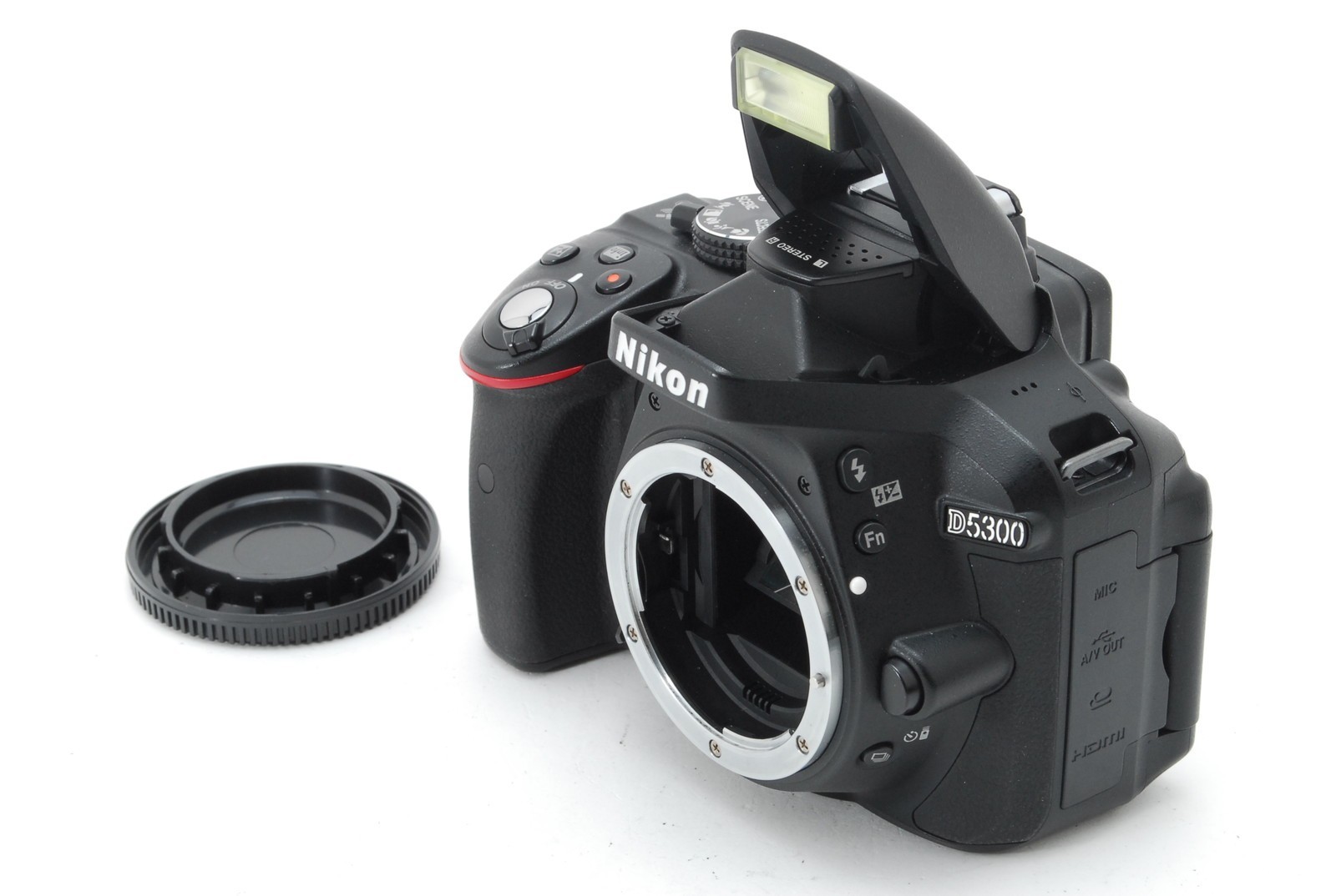 “Near MINT” Nikon D5300 24.2MP Digital SLR Camera DSLR 18-55mm 55-200mm lens