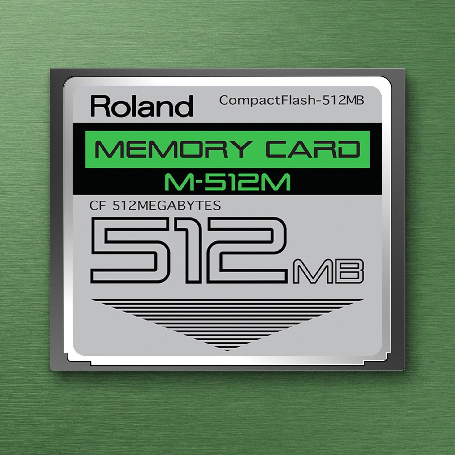 Roland 512MB CF CompactFlash Memory Card for SPD-S, SP-606 TD-20 Verified M-512M